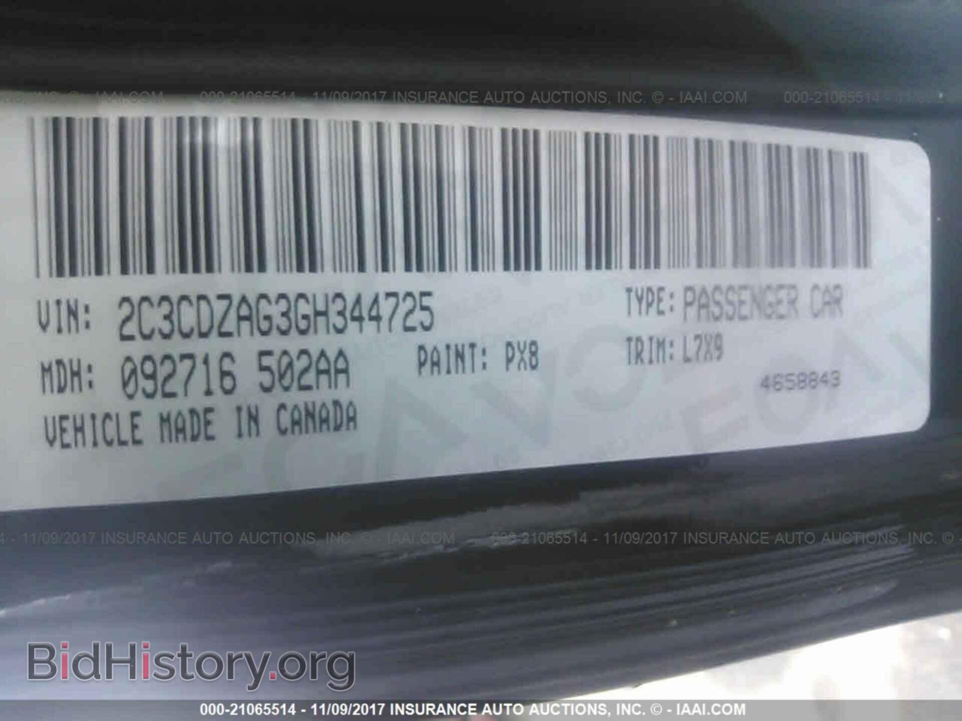 2016 Dodge Challenger - VIN: 2C3CDZAG3GH344725 - Photo 9
