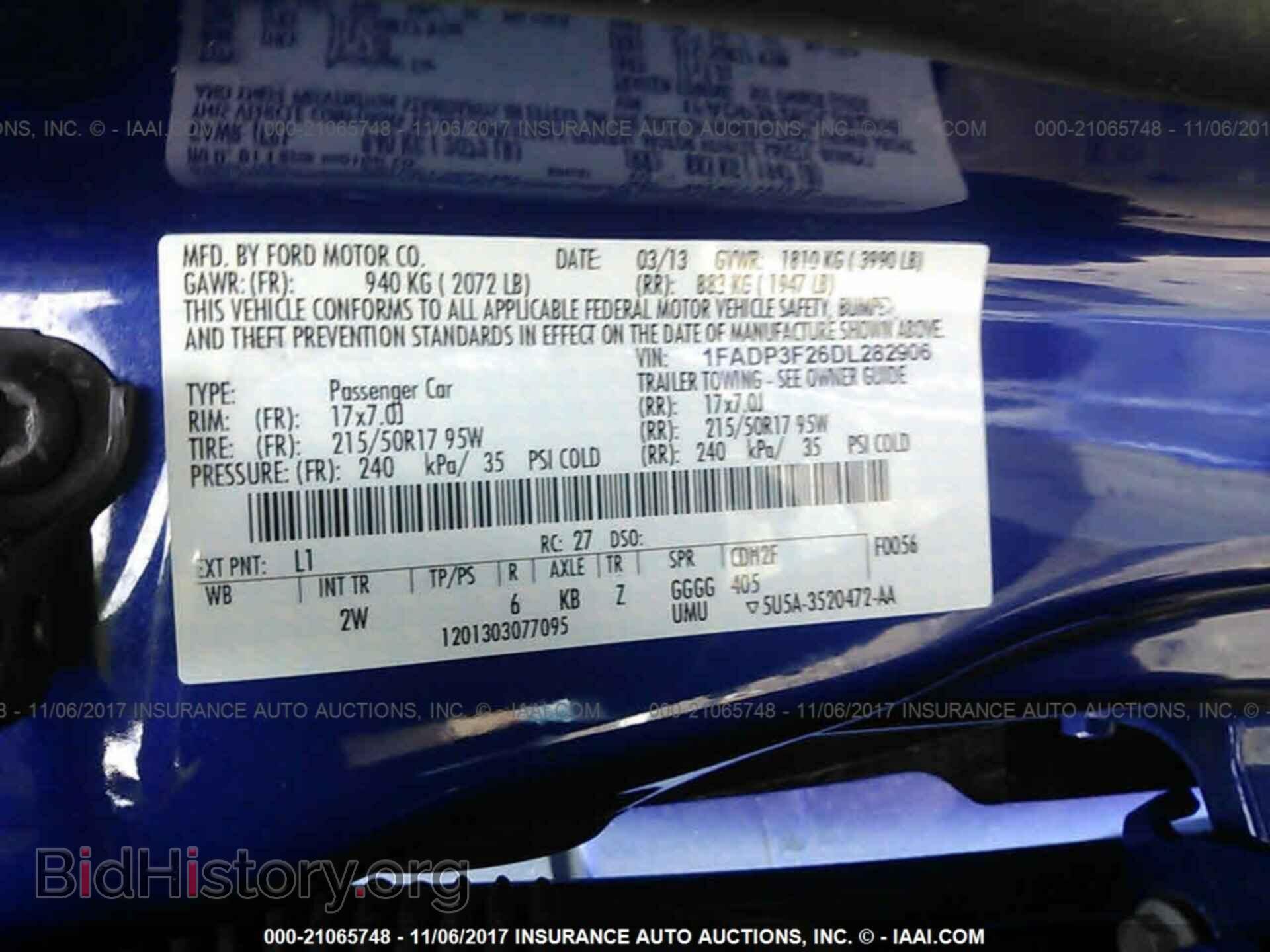 2013 Ford Focus - VIN: 1FADP3F26DL282906 - Фото 9
