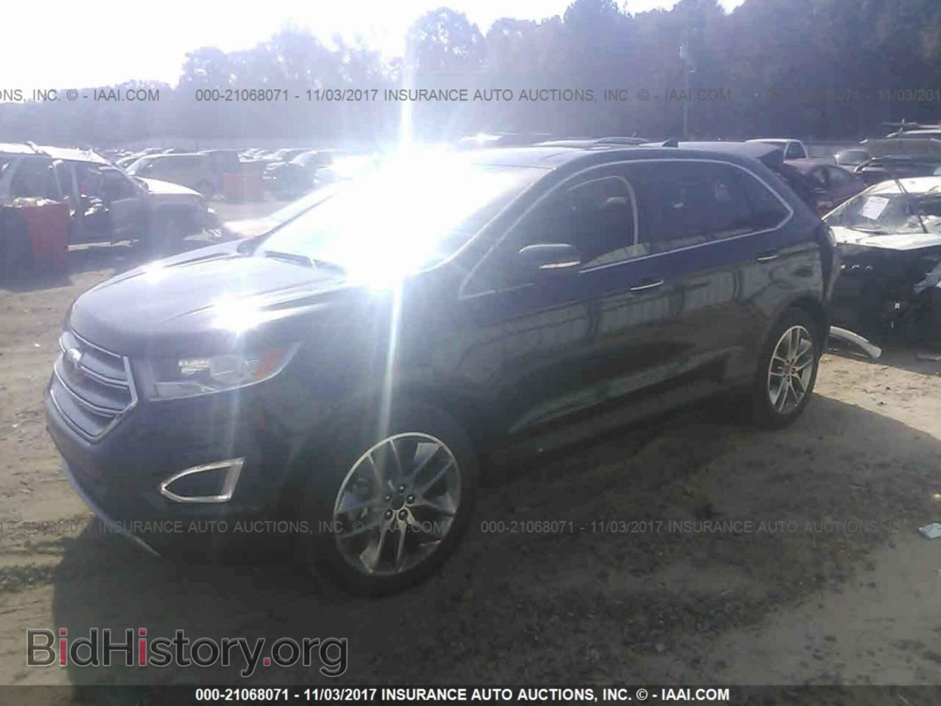 2015 Ford Edge - VIN: 2FMPK3K8XFBB46650 - Фото 2