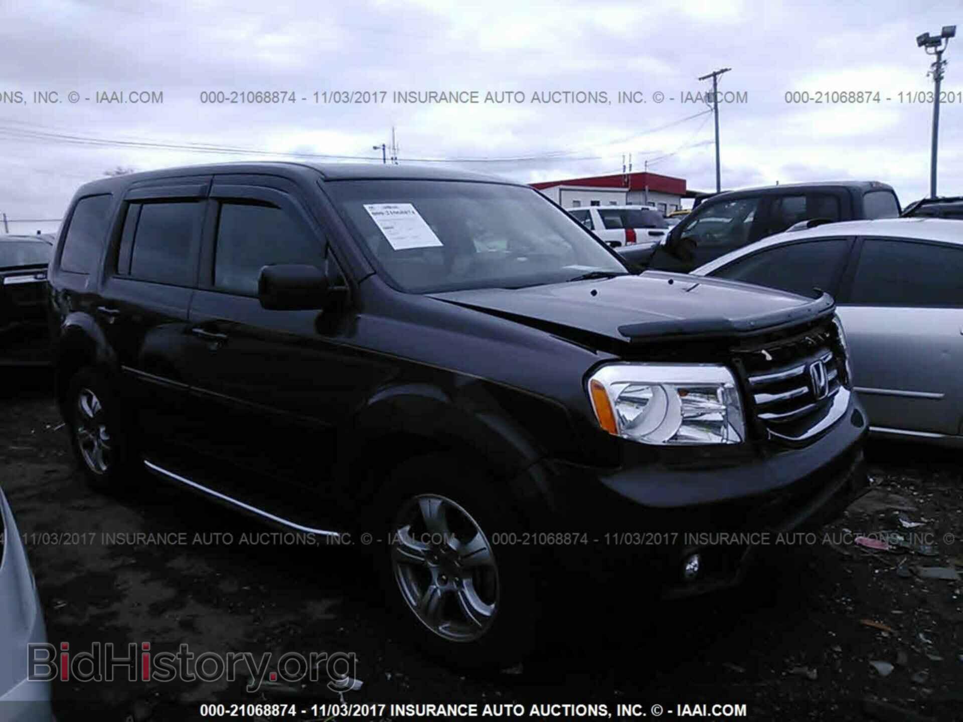 Photo 5FNYF3H50CB007345 - Honda Pilot 2012