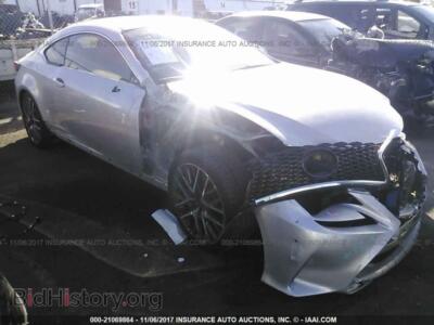 2016 Lexus RC, silver — VIN JTHHA5BC4G5000650, IAAI