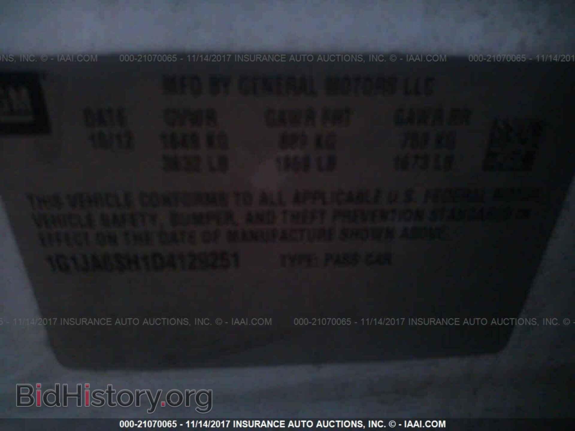 2013 Chevrolet Sonic - VIN: 1G1JA6SH1D4129251 - Photo 9