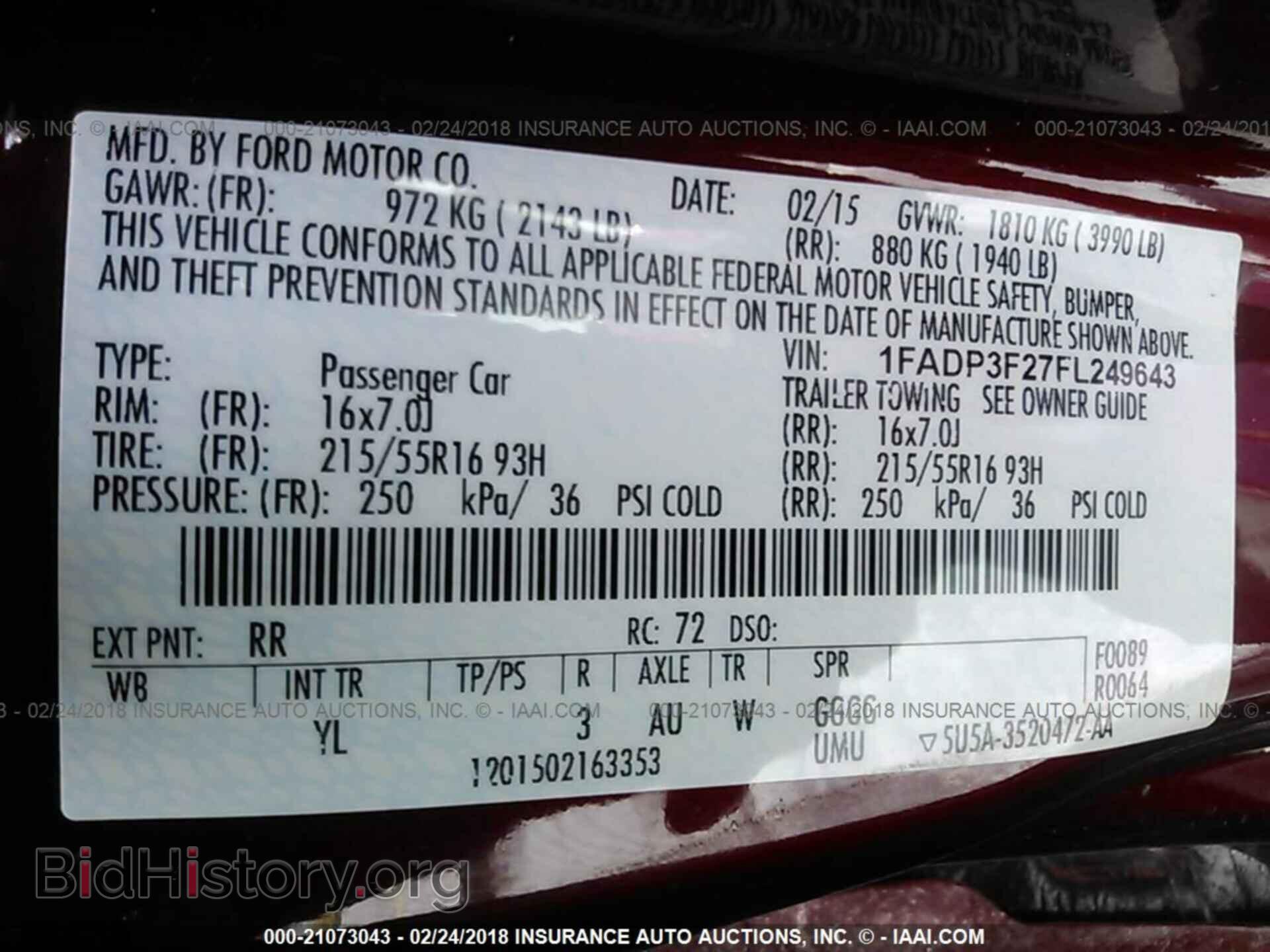 2015 Ford Focus - VIN: 1FADP3F27FL249643 - Photo 9