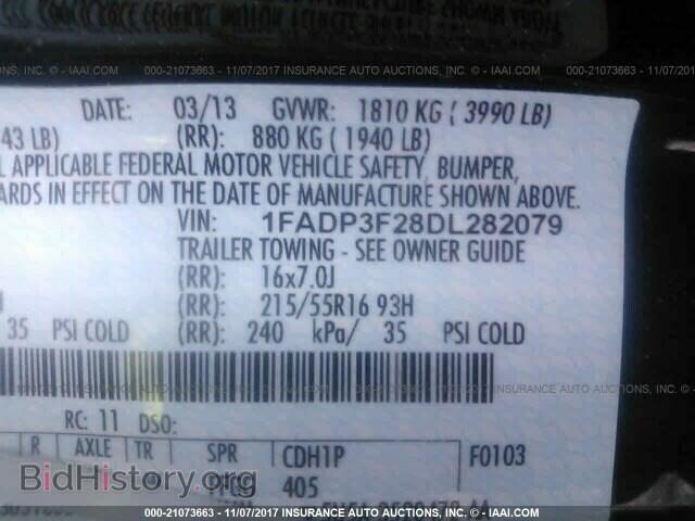 2013 Ford Focus - VIN: 1FADP3F28DL282079 - Фото 9