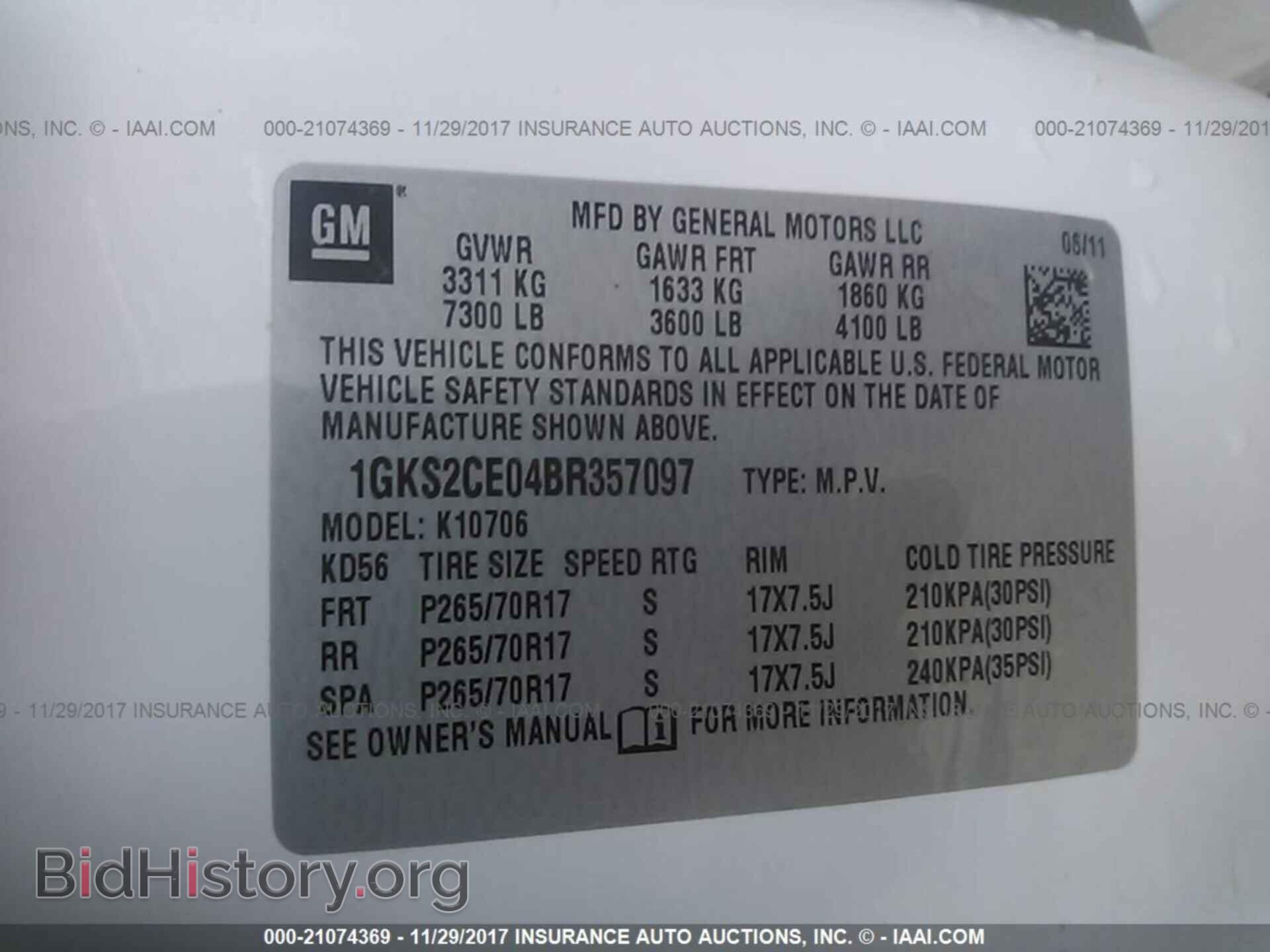 2011 Gmc Yukon - VIN: 1GKS2CE04BR357097 - Photo 9