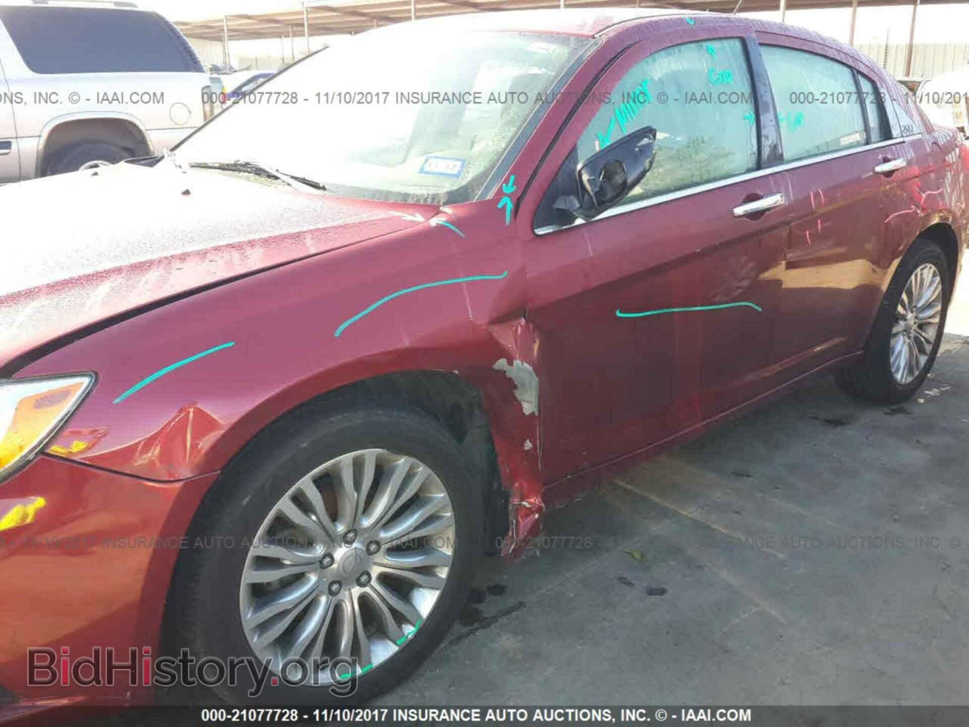 2012 Chrysler 200 - VIN: 1C3CCBCB8CN208703 - Фото 6