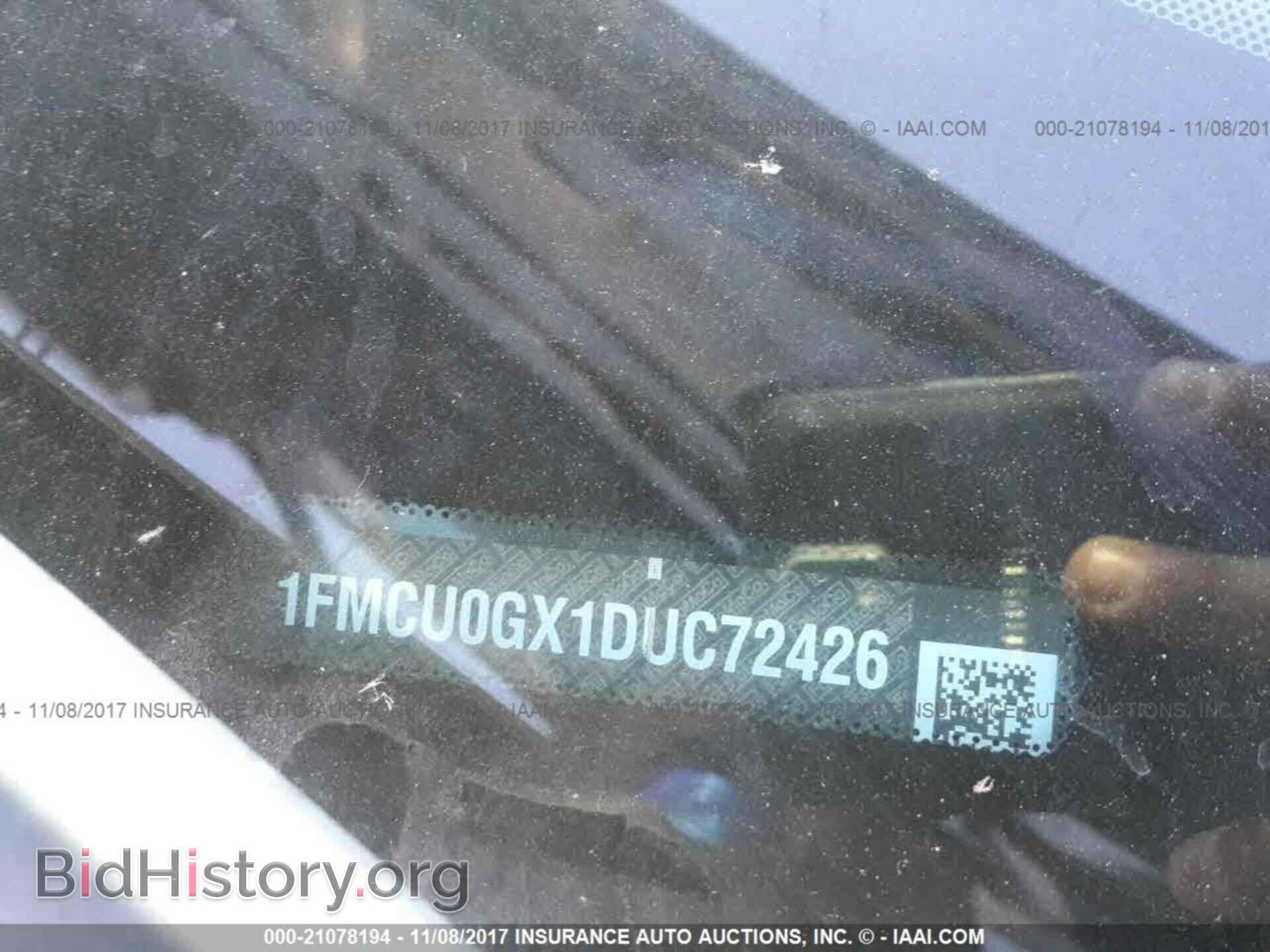 2013 Ford Escape - VIN: 1FMCU0GX1DUC72426 - Фото 9