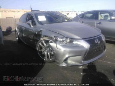 2015 Lexus IS, silver — VIN JTHBF1D26F5075286, IAAI
