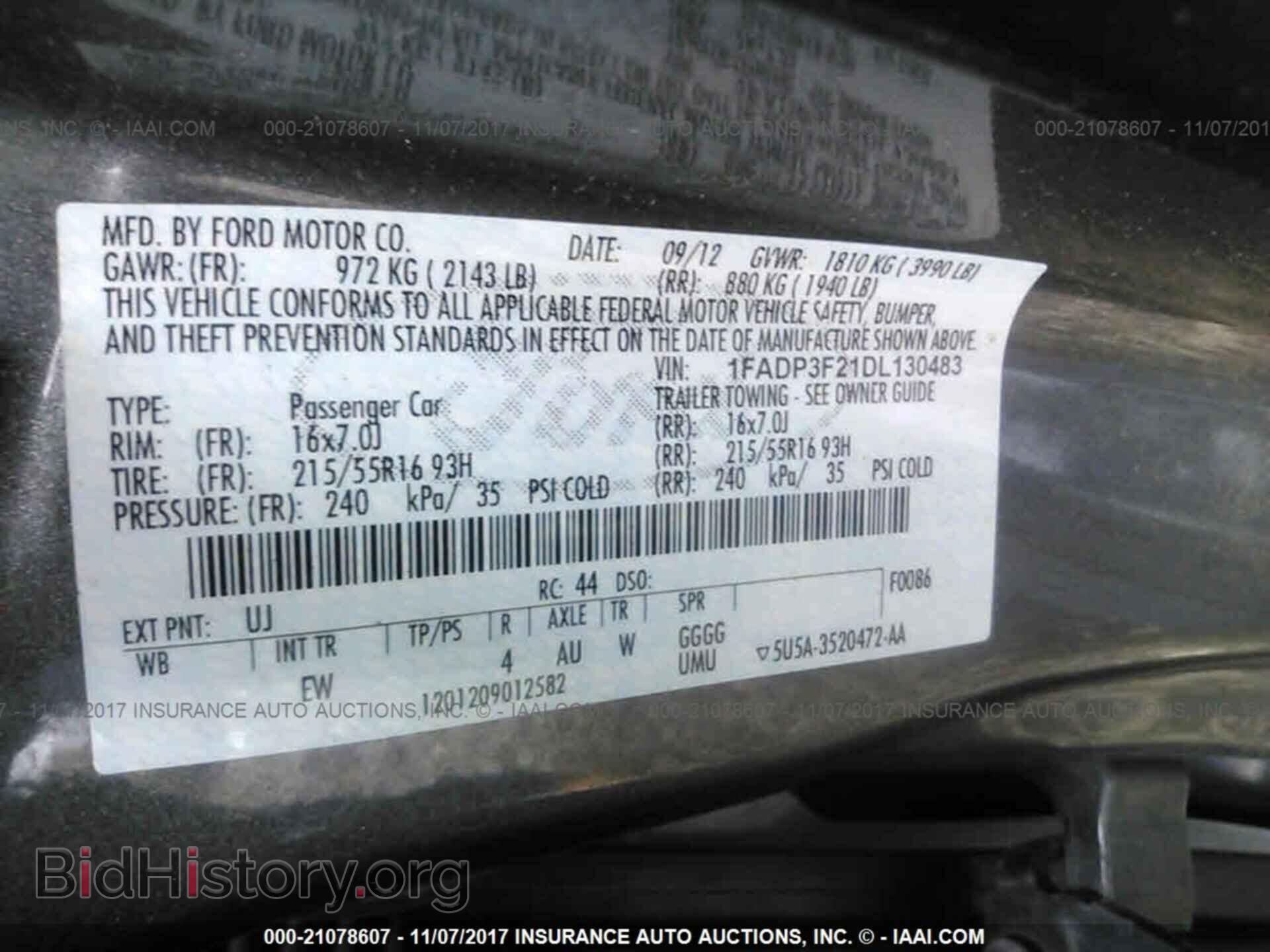 2013 Ford Focus - VIN: 1FADP3F21DL130483 - Photo 9