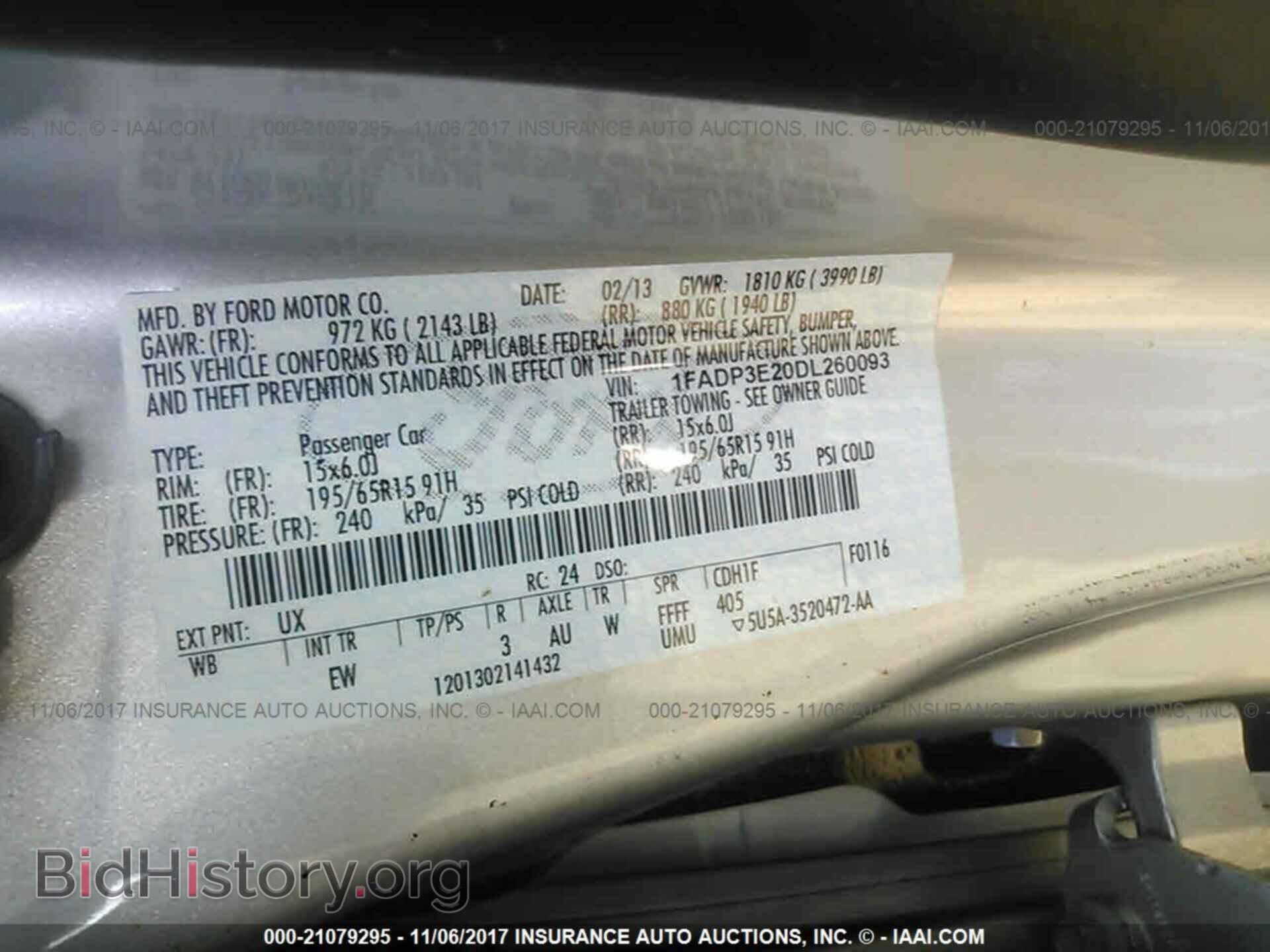 2013 Ford Focus - VIN: 1FADP3E20DL260093 - Фото 9