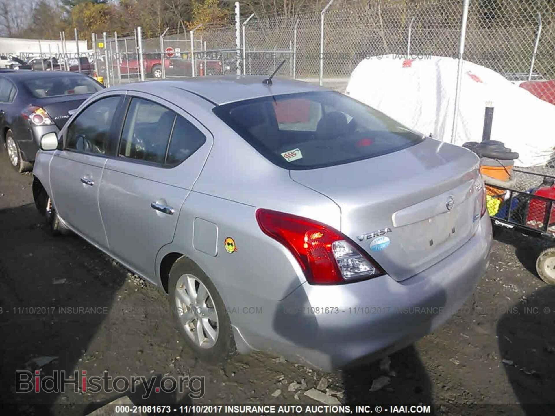 2012 Nissan Versa - VIN: 3N1CN7AP2CL849043 - Фото 3