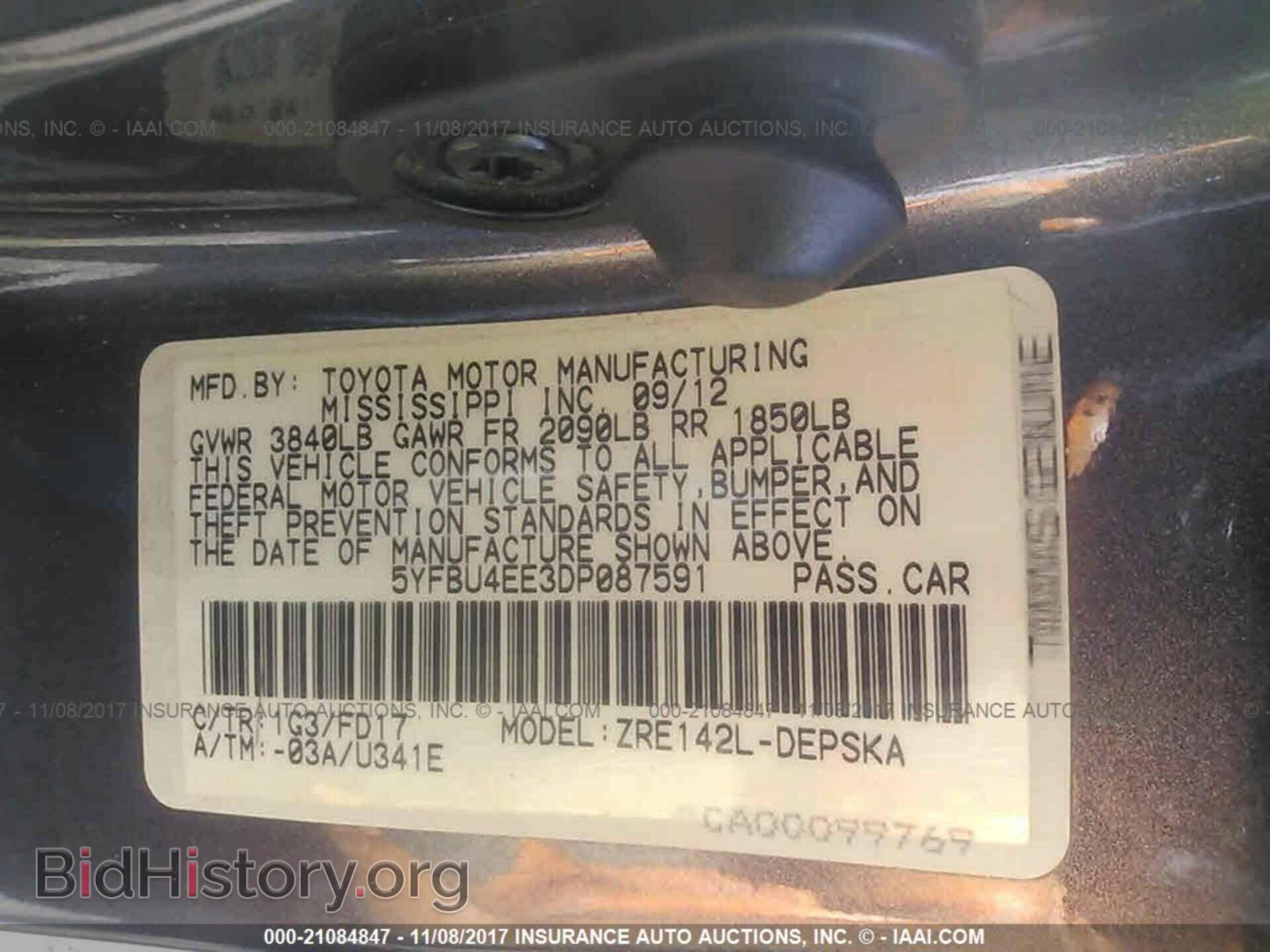 2013 Toyota Corolla - VIN: 5YFBU4EE3DP087591 - Photo 9