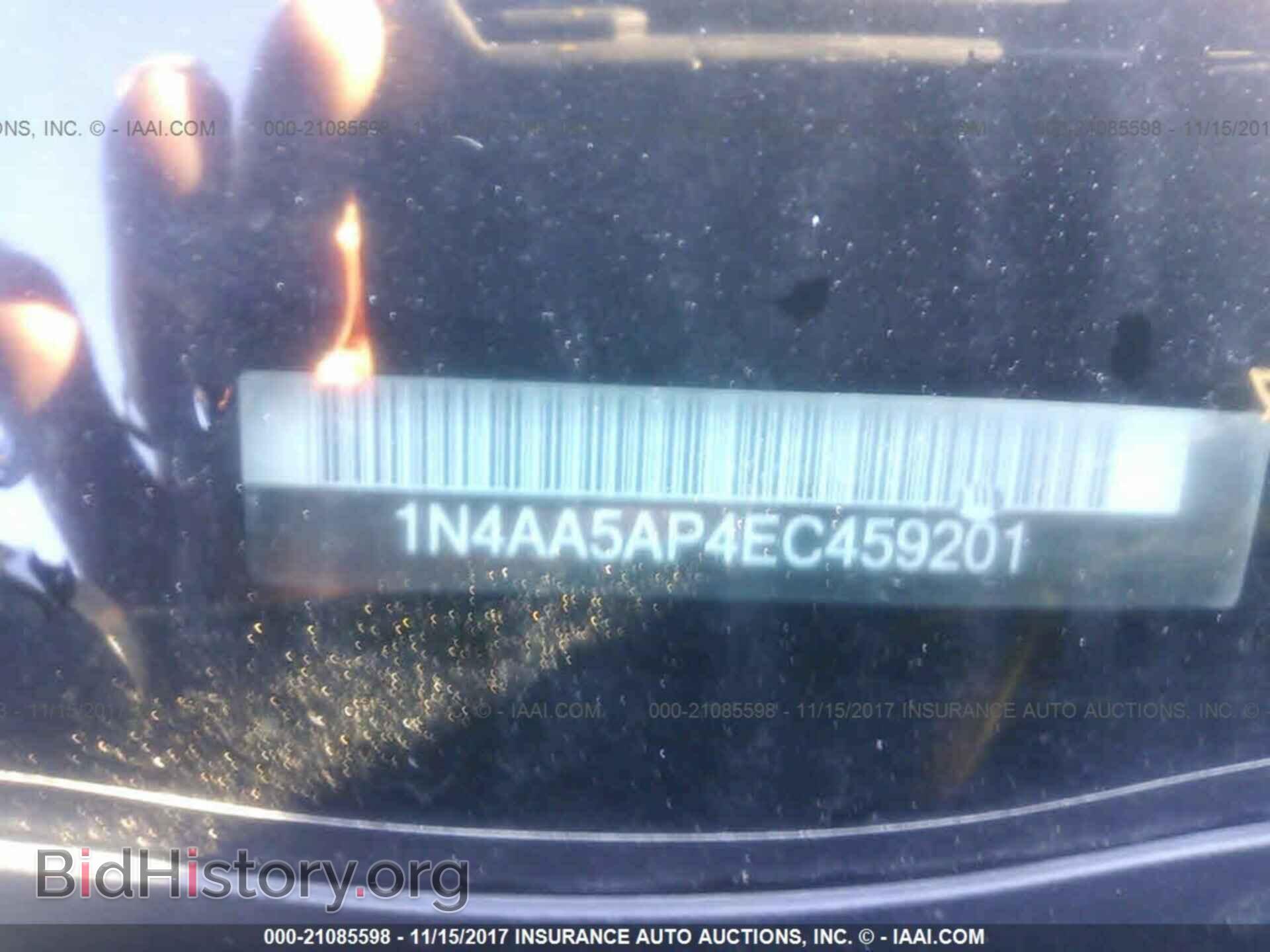 2014 Nissan Maxima - VIN: 1N4AA5AP4EC459201 - Фото 9