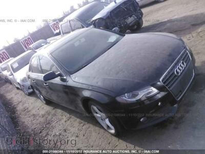 2012 Audi A4, black — VIN WAUAFAFL9CN004899, IAAI