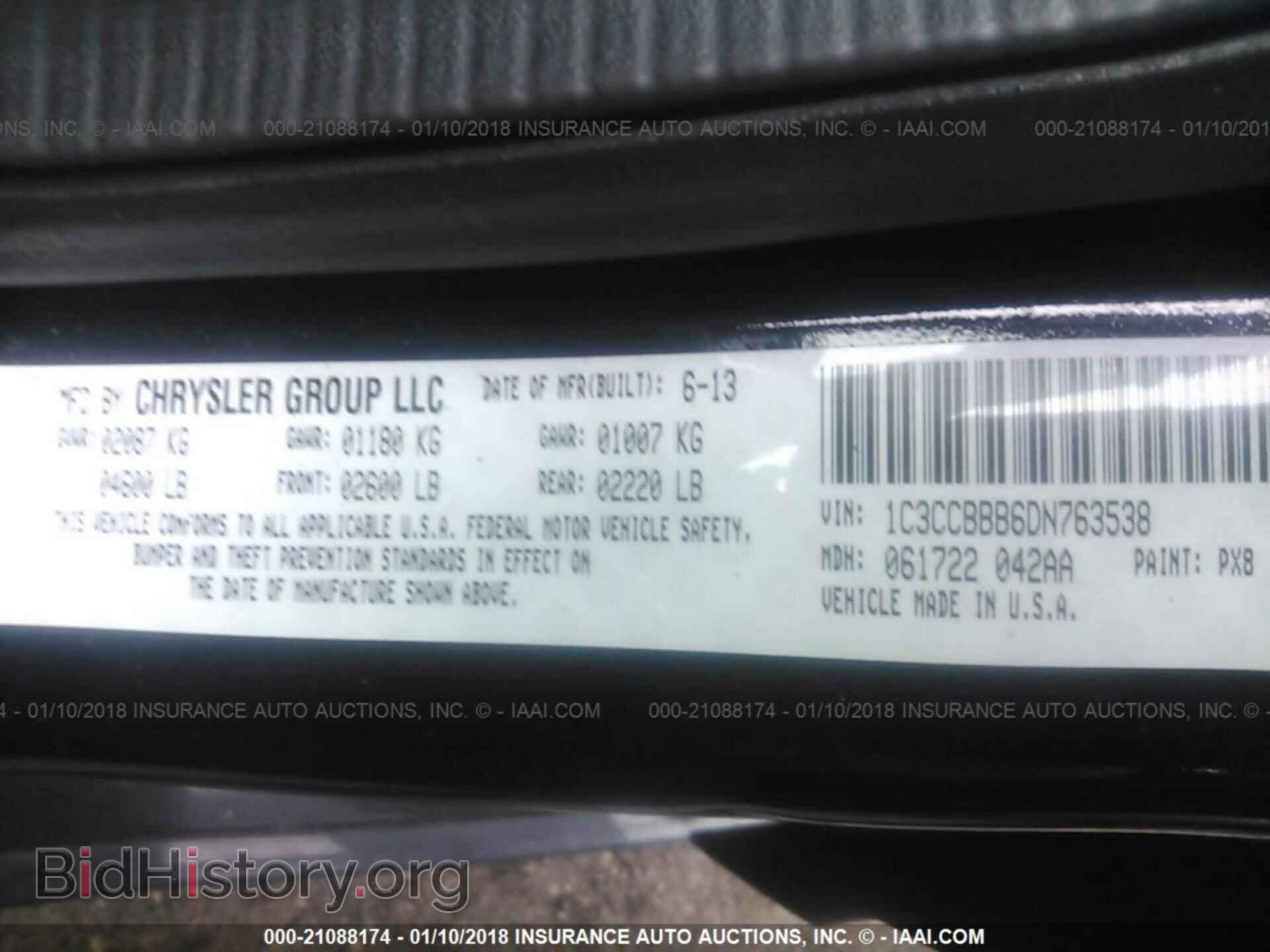 2013 Chrysler 200 - VIN: 1C3CCBBB6DN763538 - Photo 9