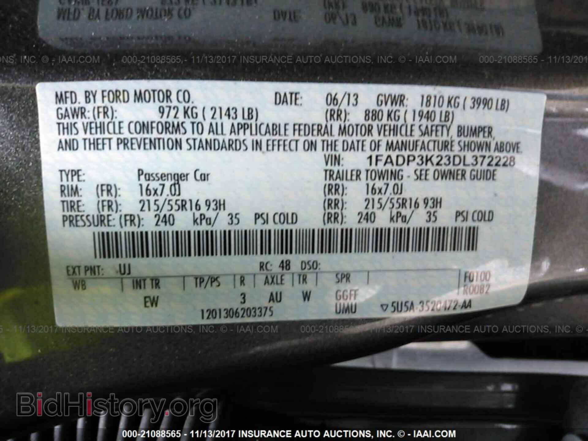 2013 Ford Focus - VIN: 1FADP3K23DL372228 - Photo 9