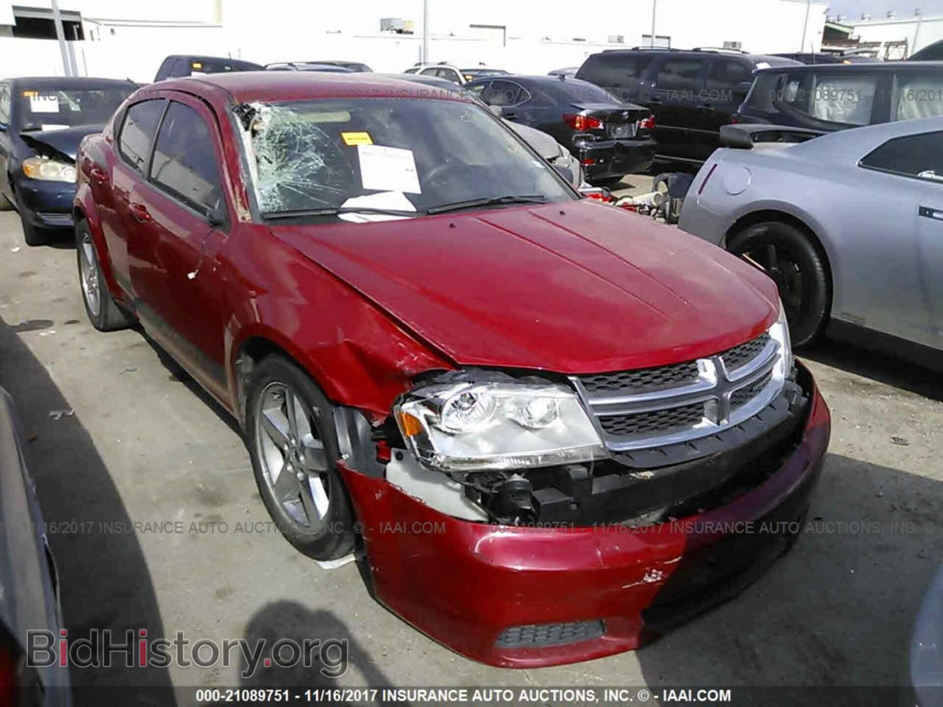 Photo 1C3CDZAB6DN565291 - Dodge Avenger 2013