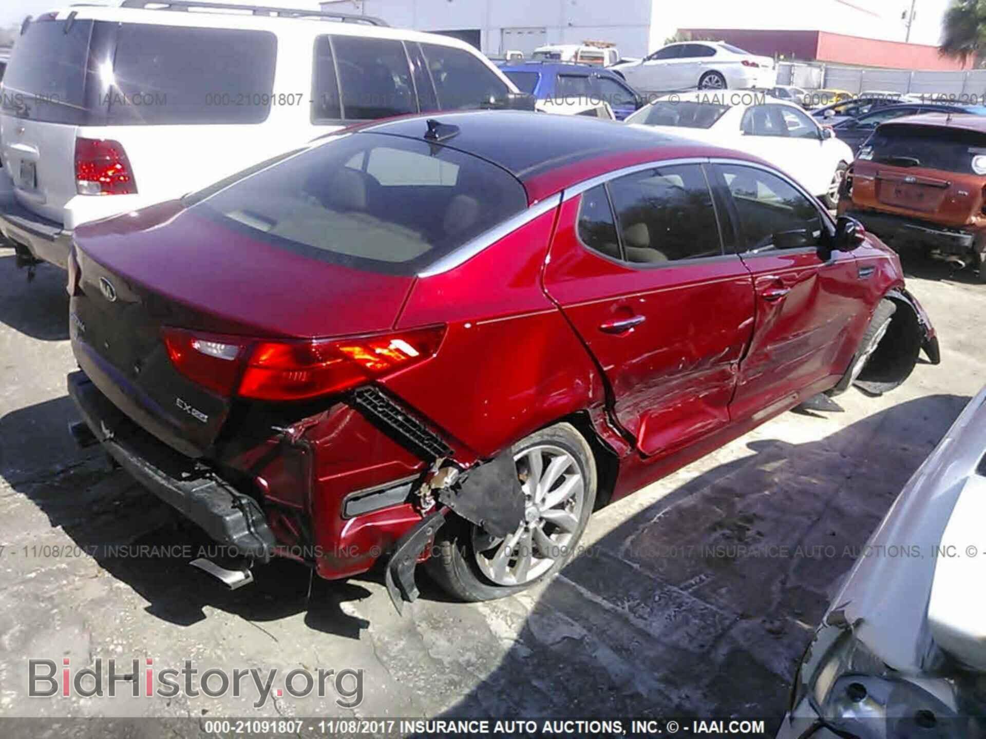 2015 Kia Optima - VIN: 5XXGN4A72FG410308 - Фото 4