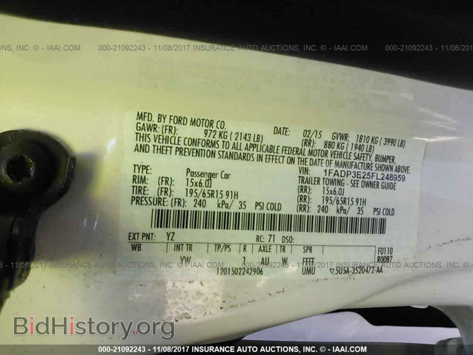 2015 Ford Focus - VIN: 1FADP3E25FL248959 - Photo 9
