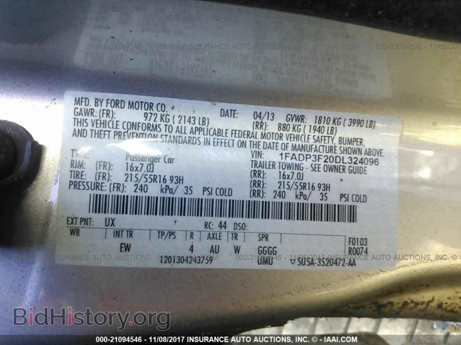 2013 Ford Focus - VIN: 1FADP3F20DL324096 - Photo 9