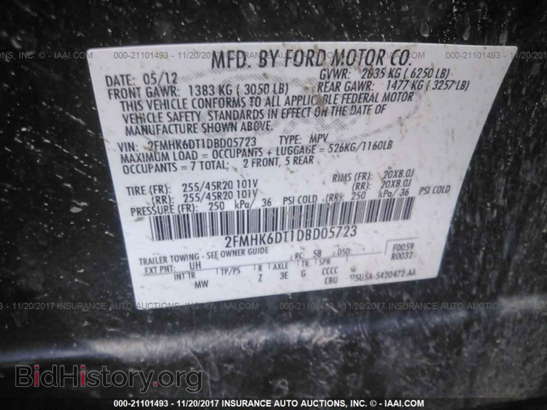 2013 FORD FLEX - VIN: 2FMHK6DT1DBD05723 - Photo 9