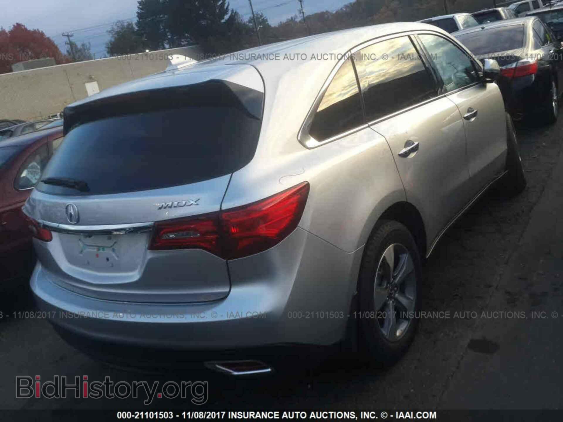 2014 Acura Mdx - VIN: 5FRYD3H24EB010682 - Фото 4