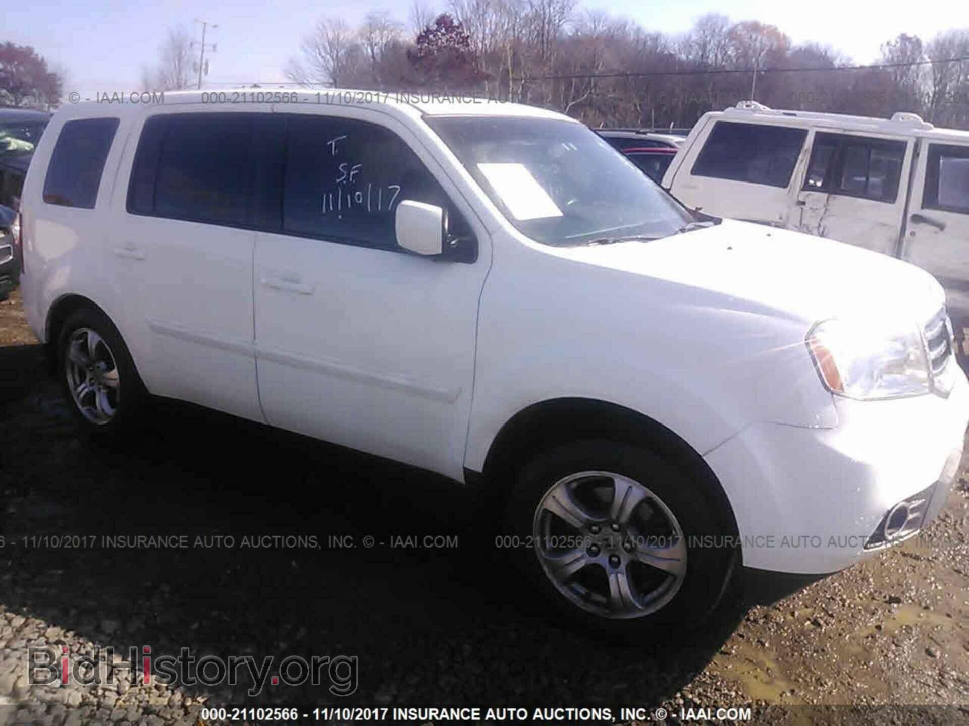 Фотография 5FNYF4H6XCB008890 - Honda Pilot 2012