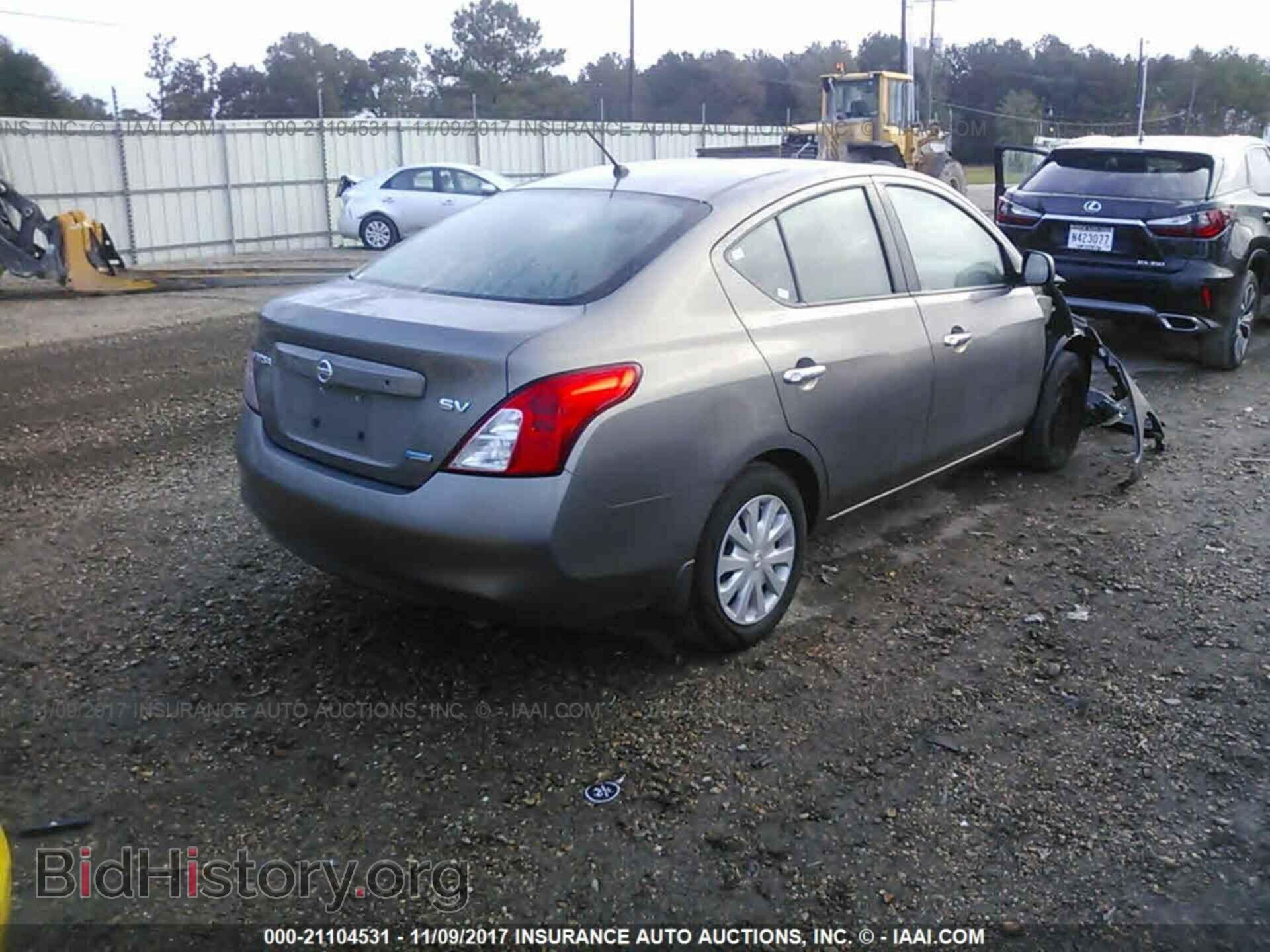 2012 Nissan Versa - VIN: 3N1CN7AP8CL862170 - Фото 4