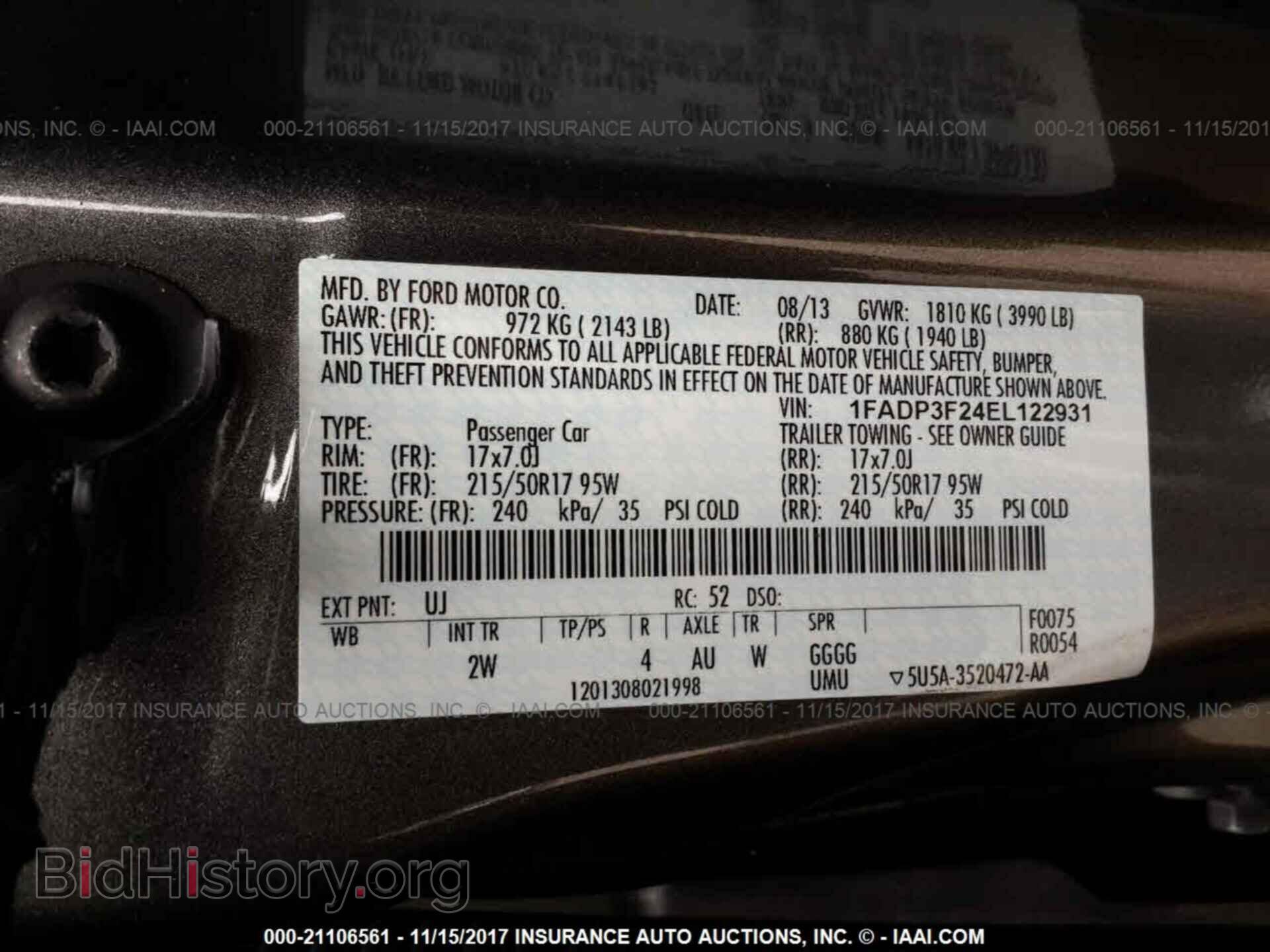 2014 Ford Focus - VIN: 1FADP3F24EL122931 - Photo 9
