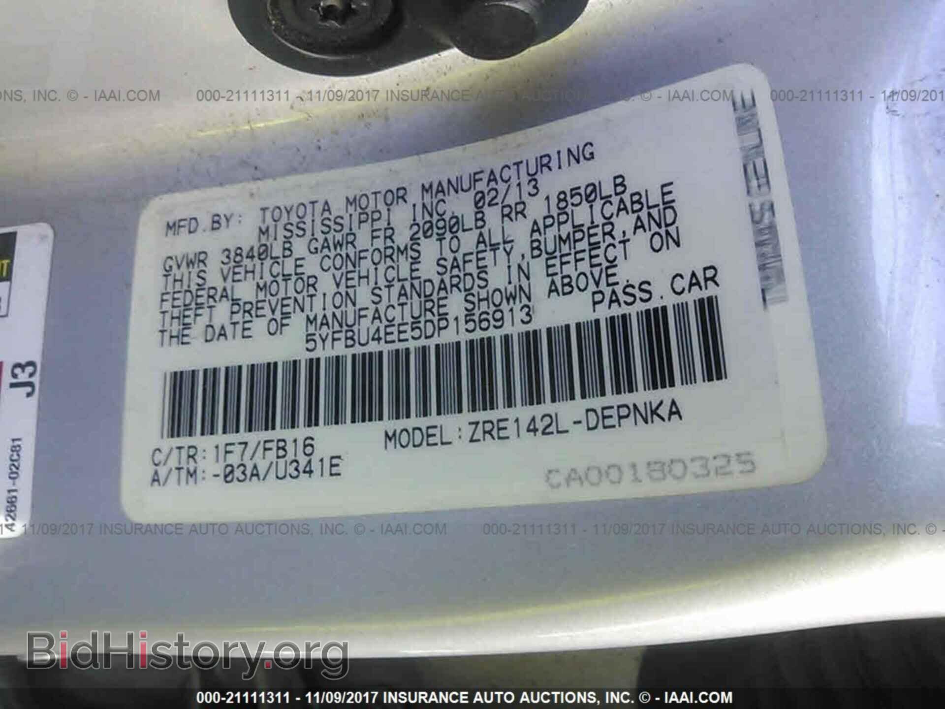 2013 Toyota Corolla - VIN: 5YFBU4EE5DP156913 - Photo 9