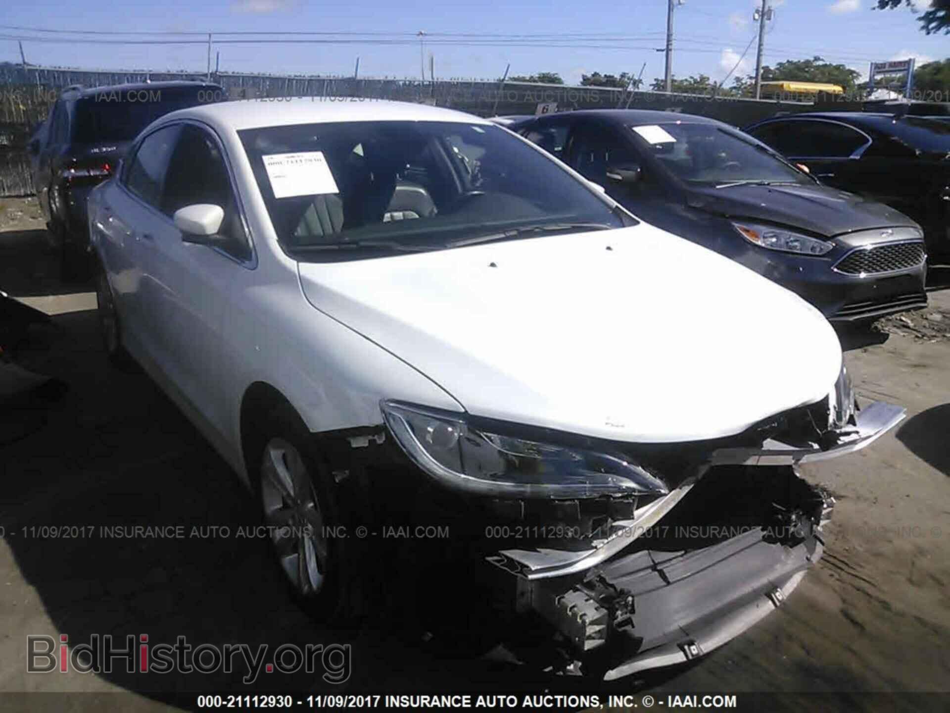 Фотография 1C3CCCAB9GN184684 - Chrysler 200 2016