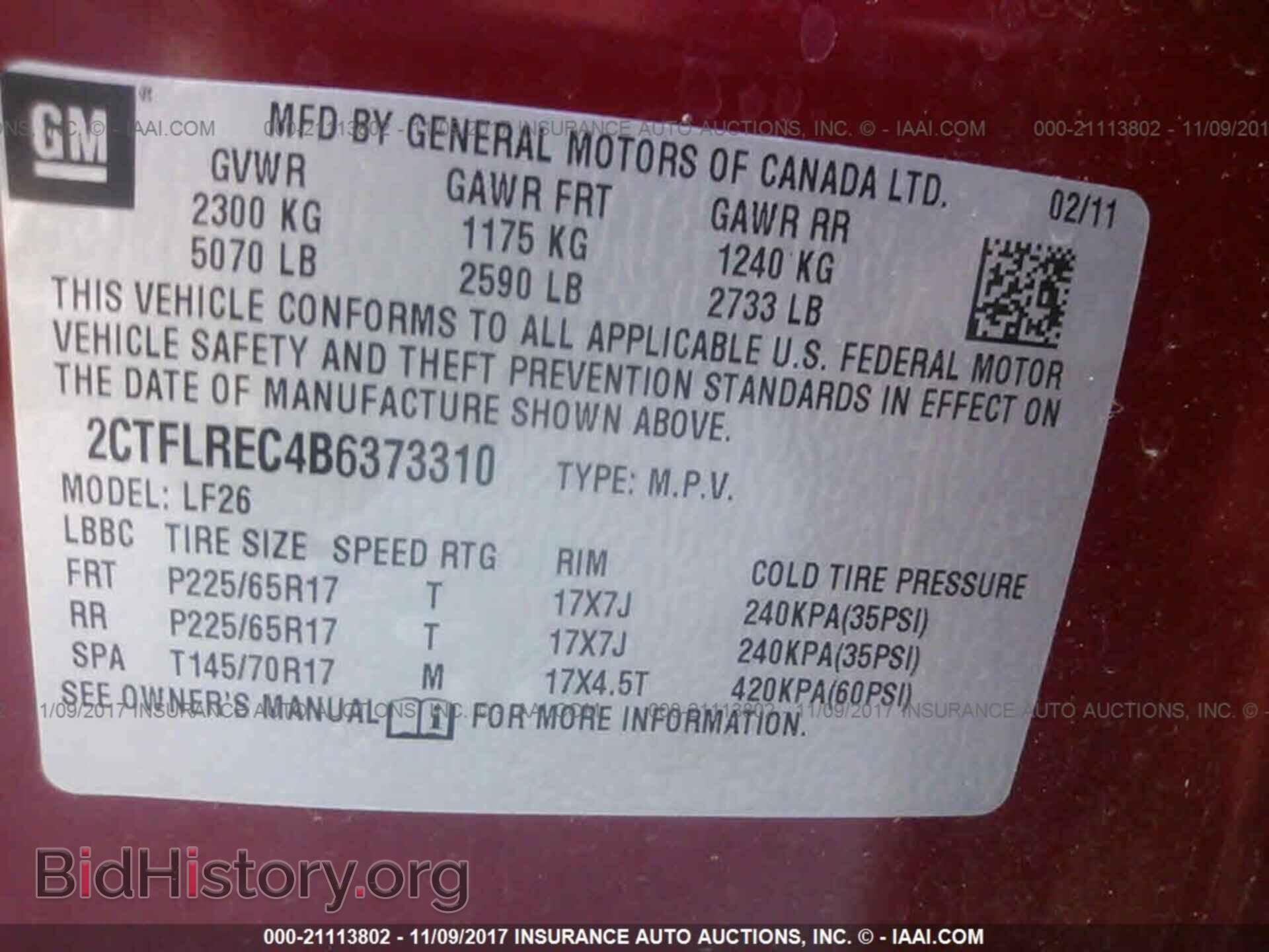2011 Gmc Terrain - VIN: 2CTFLREC4B6373310 - Photo 9