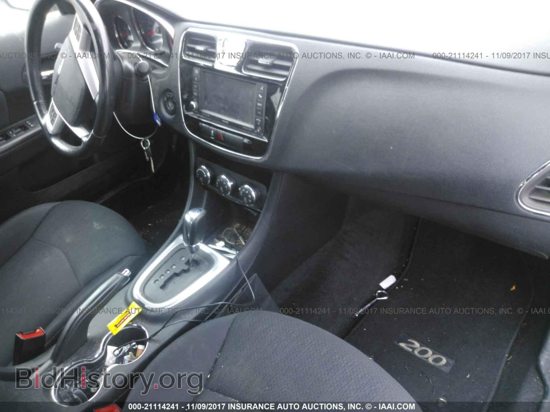 2012 Chrysler 200 - VIN: 1C3CCBBB4CN307844 - Фото 5