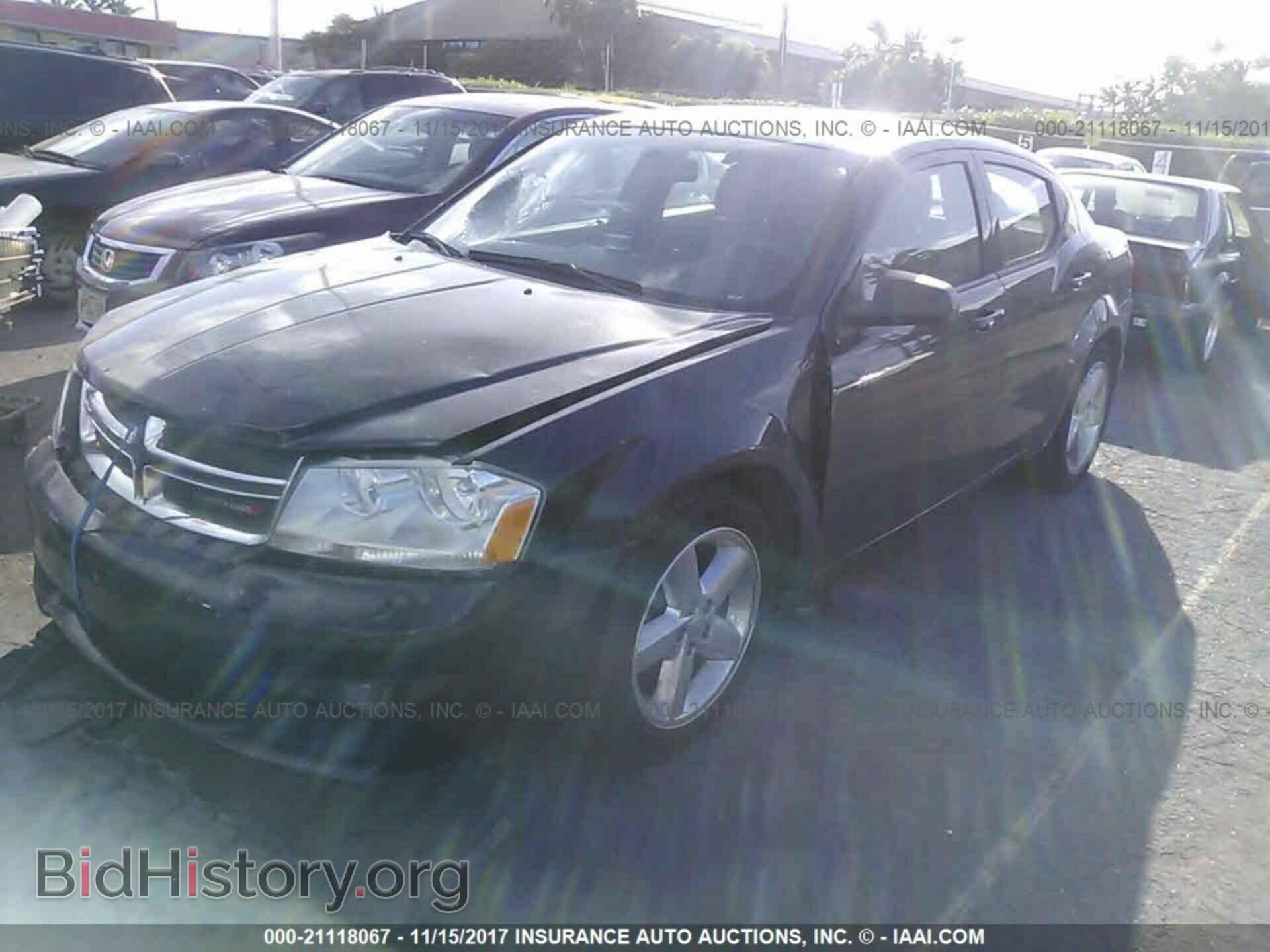 2013 Dodge Avenger - VIN: 1C3CDZAB6DN658537 - Фото 2