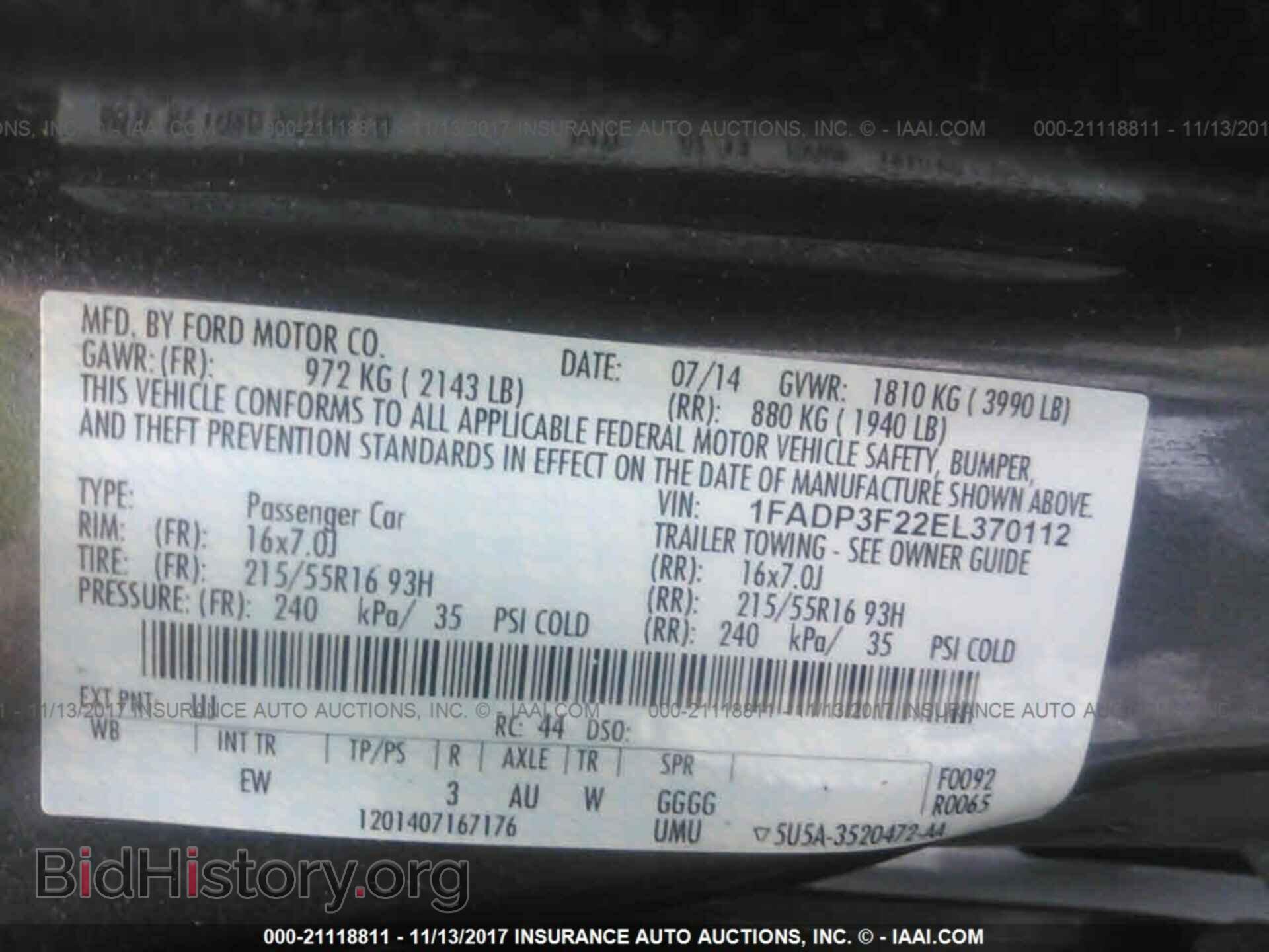 2014 Ford Focus - VIN: 1FADP3F22EL370112 - Photo 9