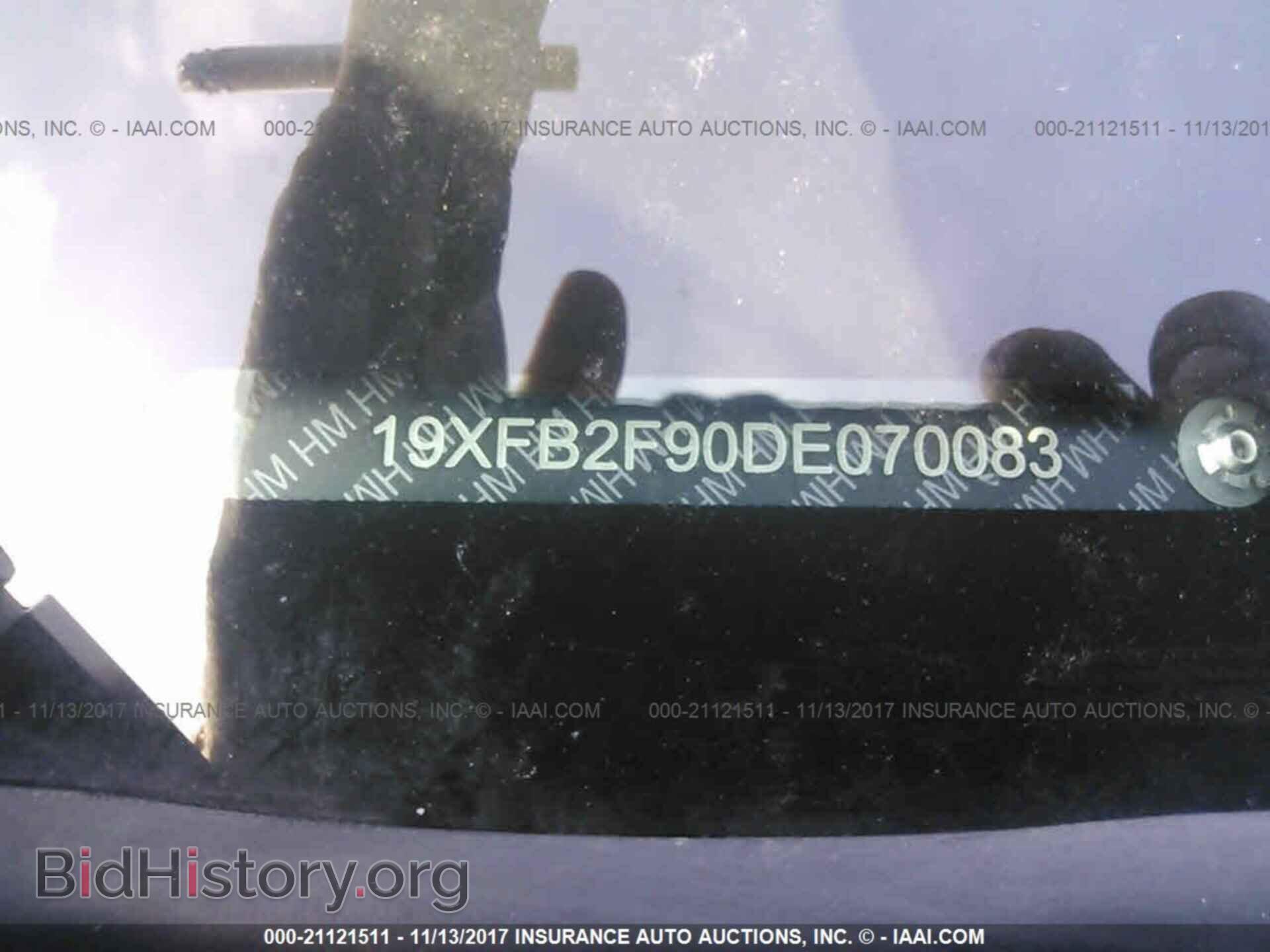 2013 Honda Civic - VIN: 19XFB2F90DE070083 - Фото 9