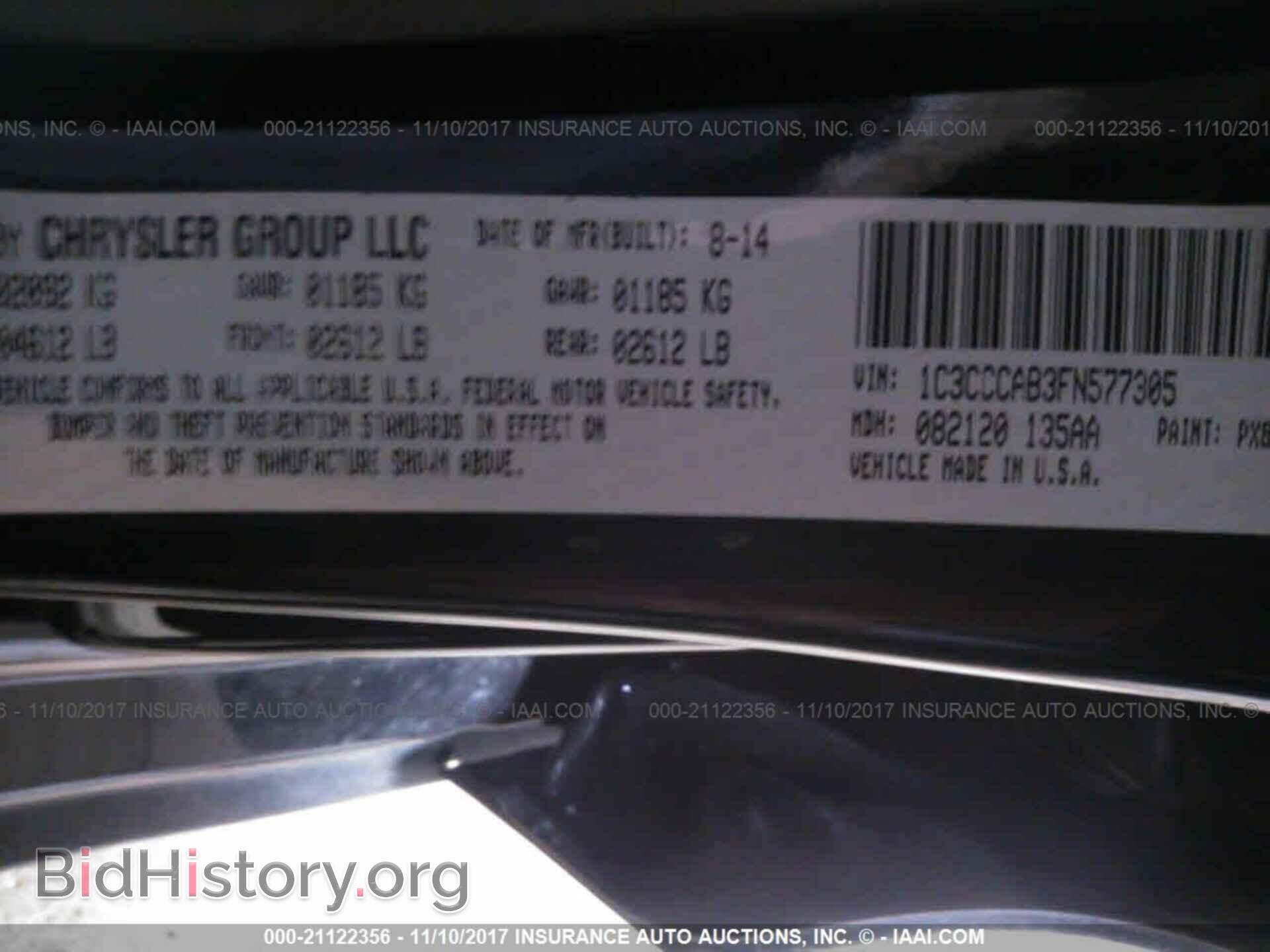2015 Chrysler 200 - VIN: 1C3CCCAB3FN577305 - Photo 9
