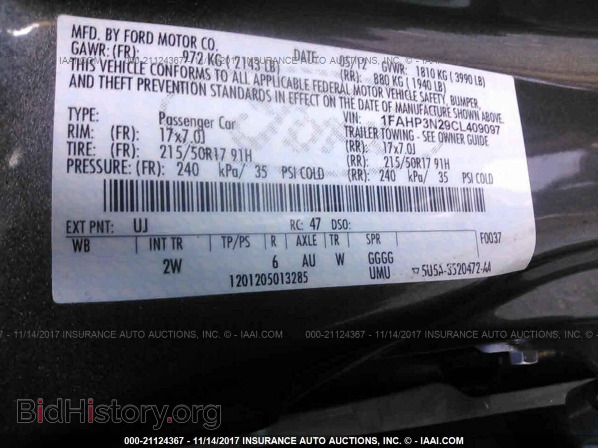 2012 Ford Focus - VIN: 1FAHP3N29CL409097 - Фото 9