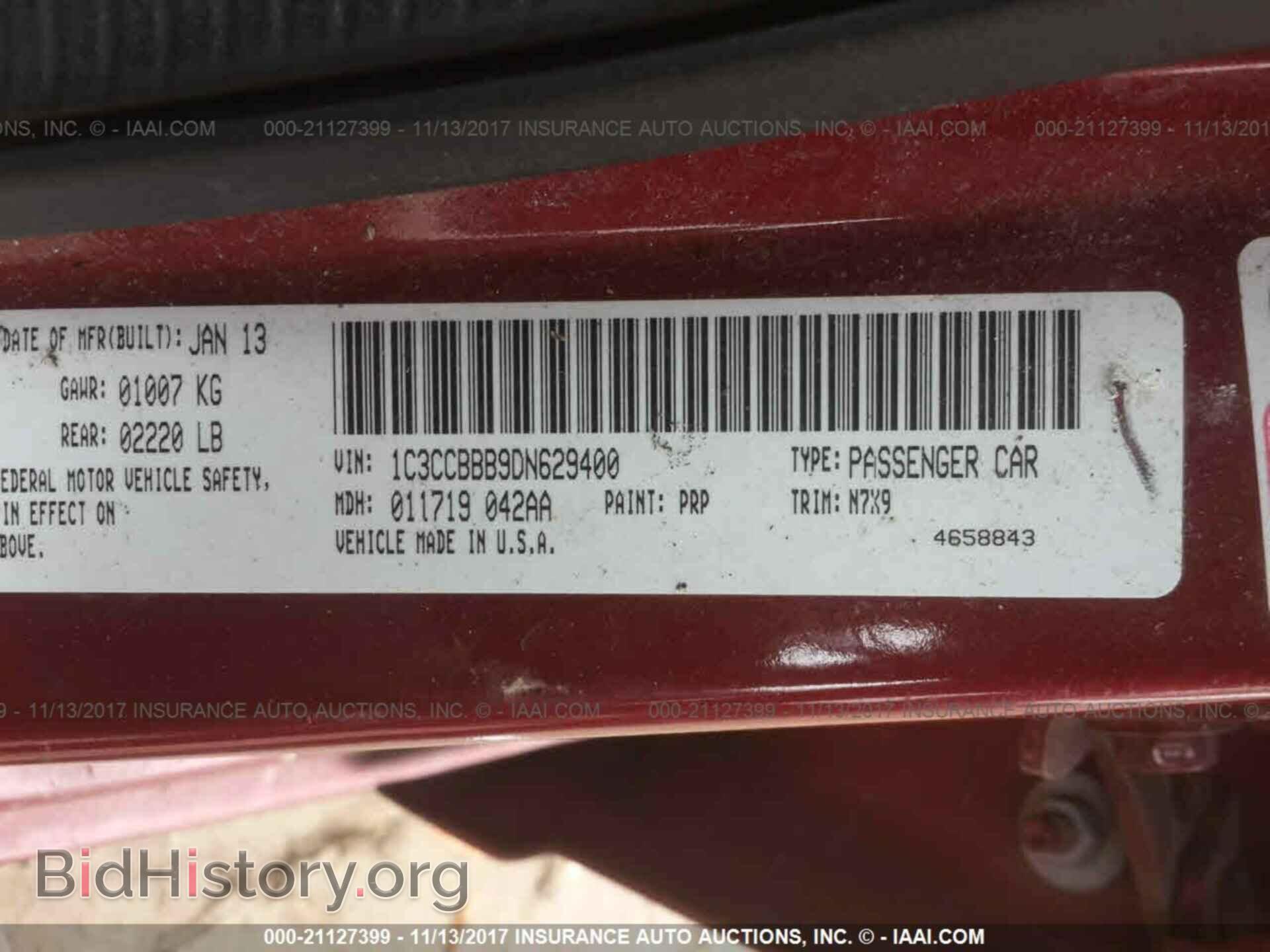 2013 Chrysler 200 - VIN: 1C3CCBBB9DN629400 - Photo 9