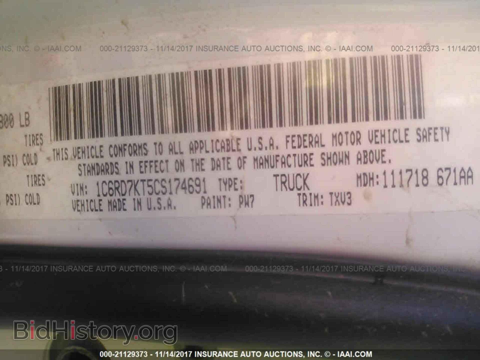 2012 Dodge Ram 1500 - VIN: 1C6RD7KT5CS174691 - Photo 9
