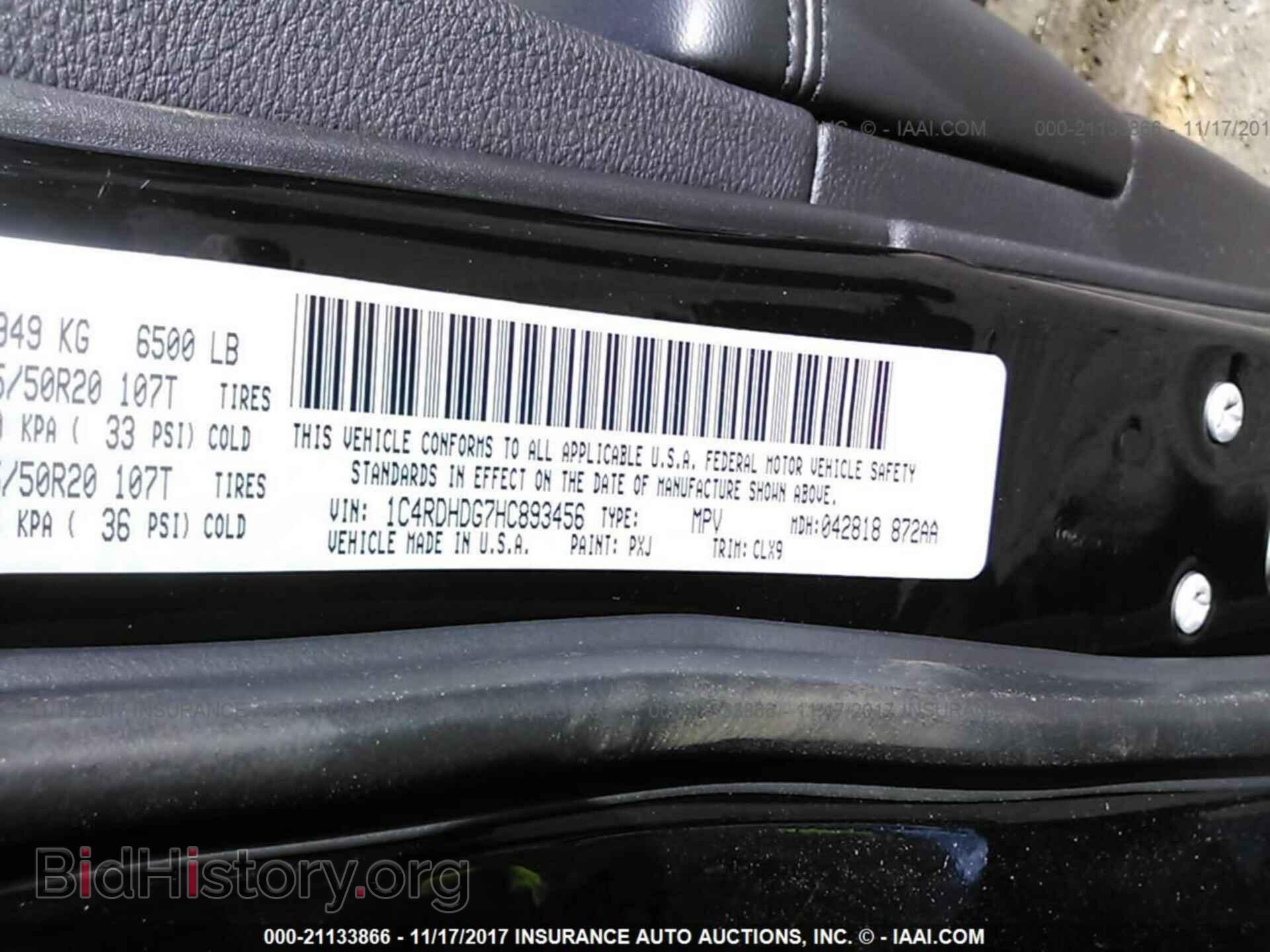 2017 Dodge Durango - VIN: 1C4RDHDG7HC893456 - Photo 9