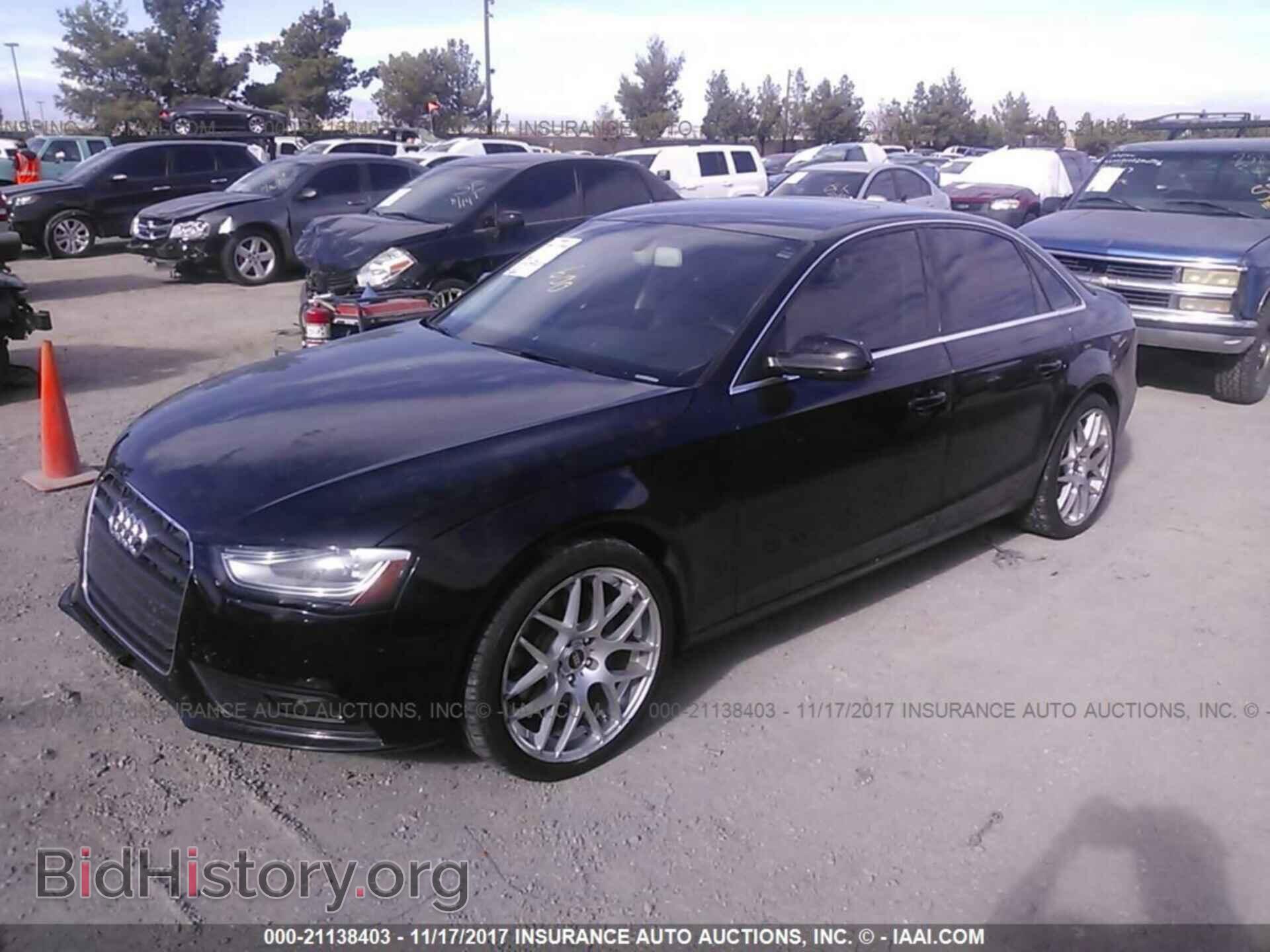 2013 Audi A4 - VIN: WAUAFAFL3DN011056 - Фото 2