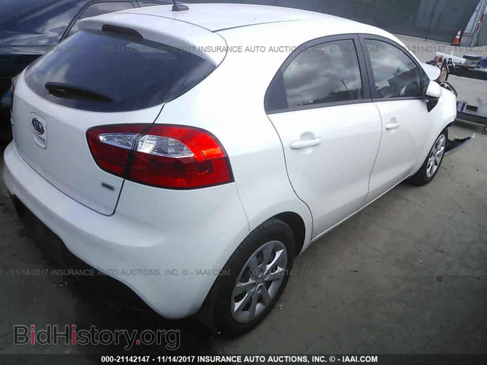 2012 Kia Rio - VIN: KNADM5A3XC6039026 - Фото 4