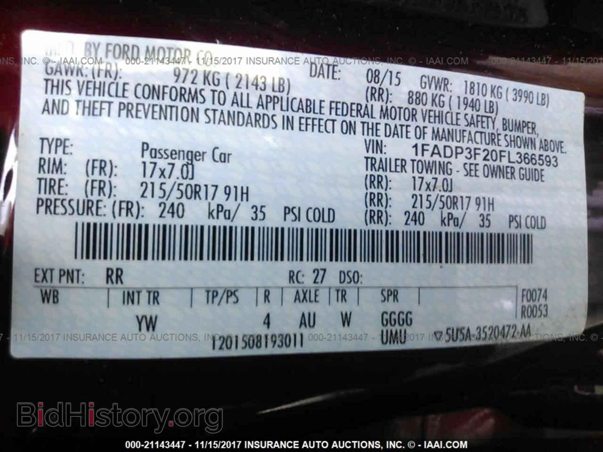 2015 Ford Focus - VIN: 1FADP3F20FL366593 - Photo 9