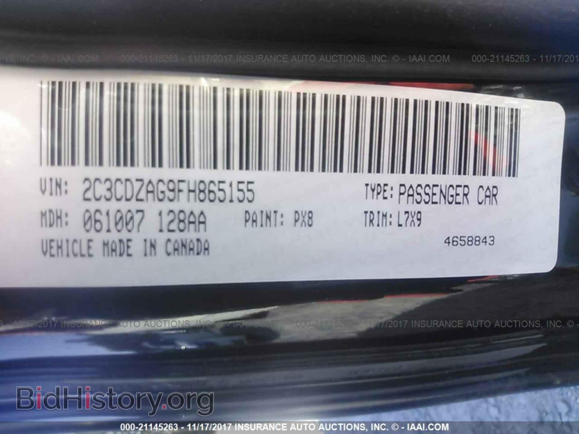 2015 Dodge Challenger - VIN: 2C3CDZAG9FH865155 - Photo 9