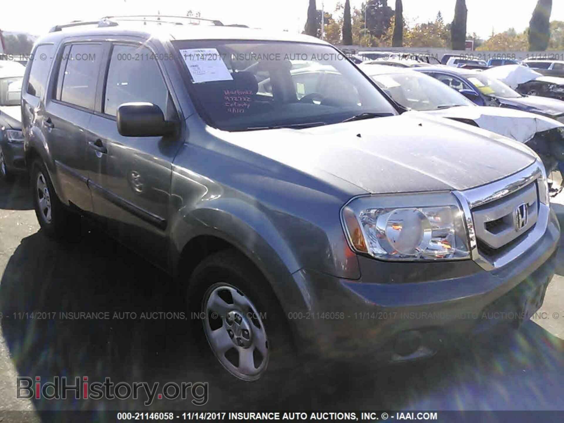 Фотография 5FNYF3H21BB057899 - Honda Pilot 2011