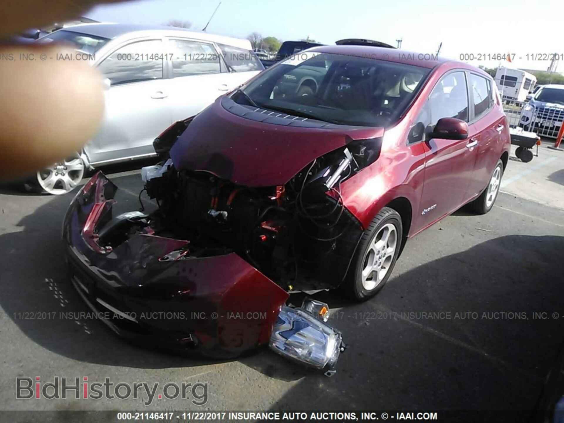 2013 Nissan Leaf - VIN: 1N4AZ0CP9DC401625 - Фото 2