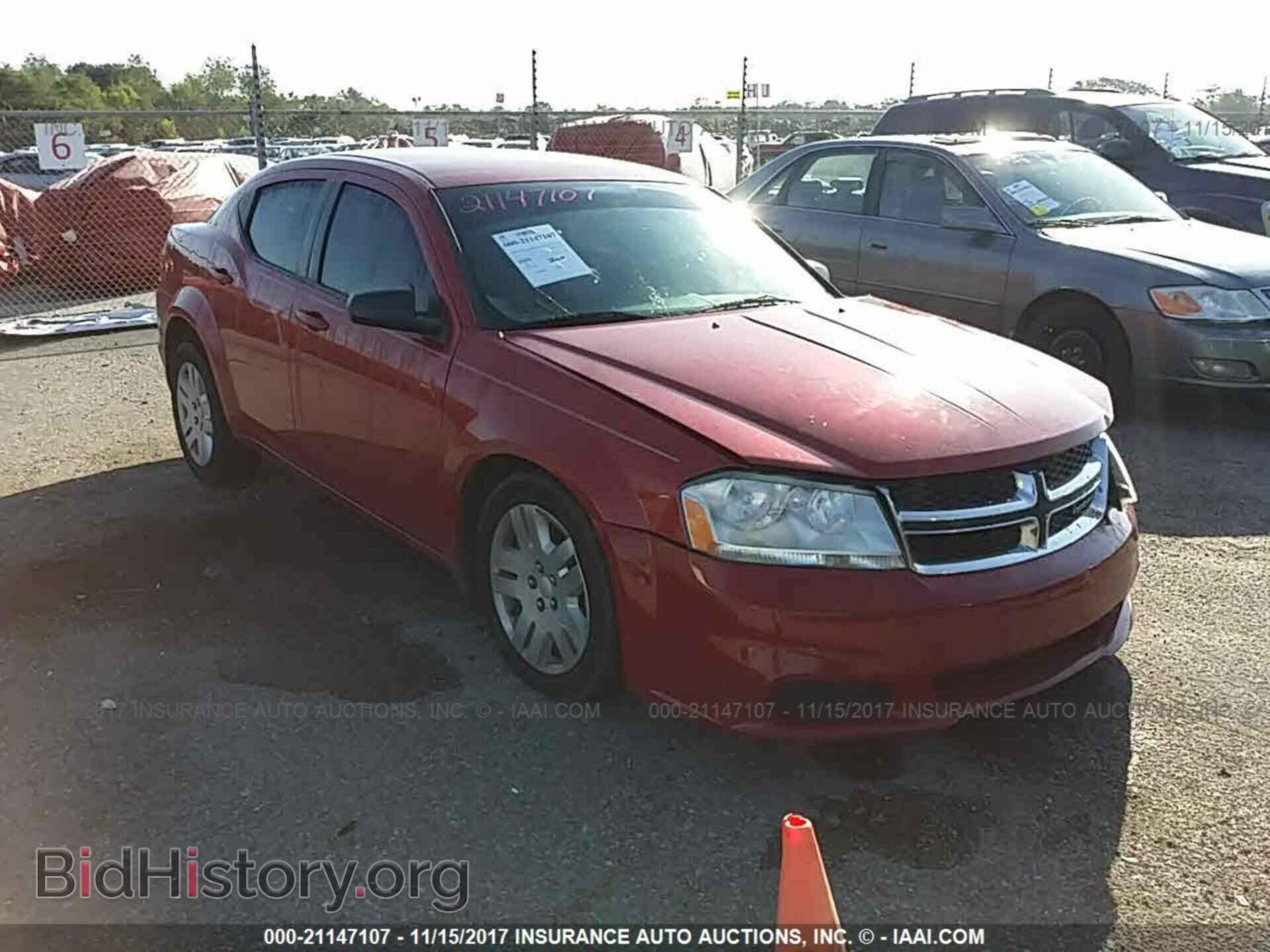 Photo 1C3CDZAB3CN223764 - Dodge Avenger 2012