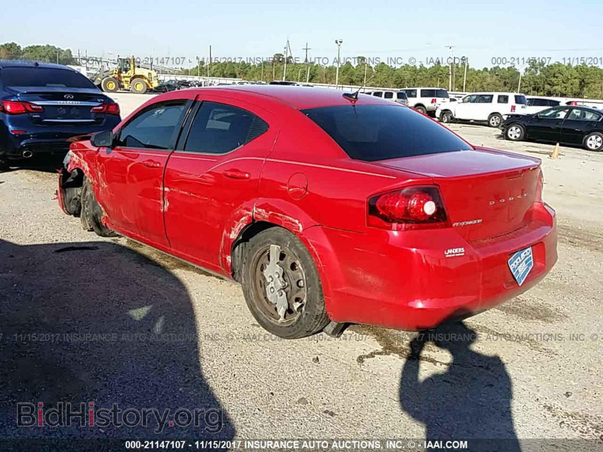 2012 Dodge Avenger - VIN: 1C3CDZAB3CN223764 - Фото 3