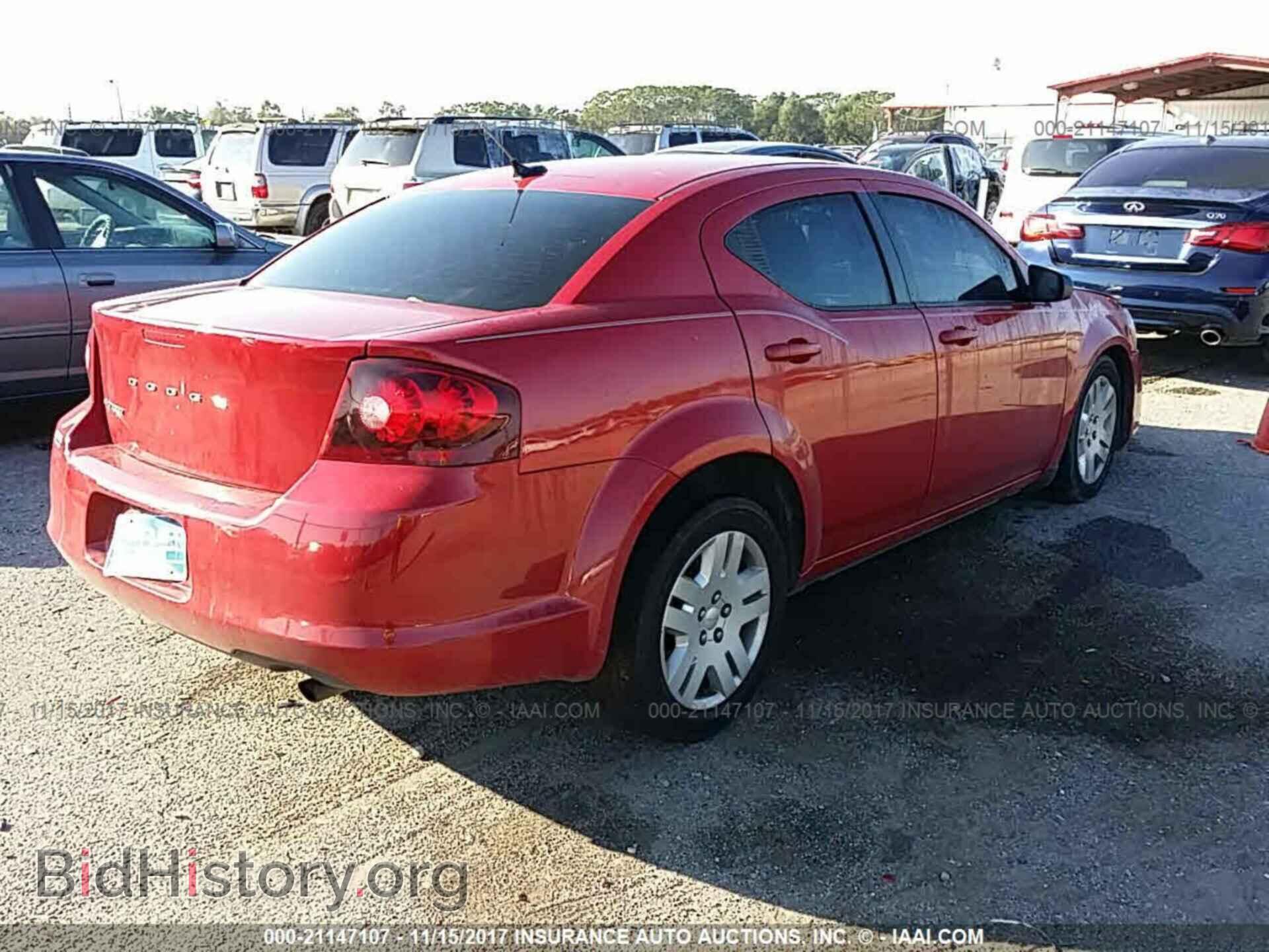 2012 Dodge Avenger - VIN: 1C3CDZAB3CN223764 - Фото 4